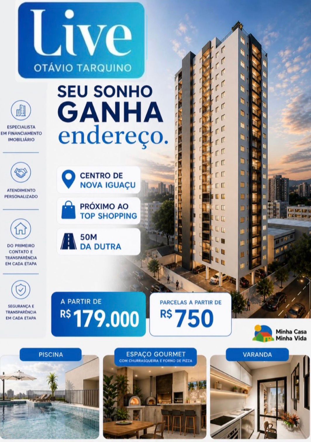 Live Otávio Tarquino Facebook ad: Antecipa-se ao lançamento