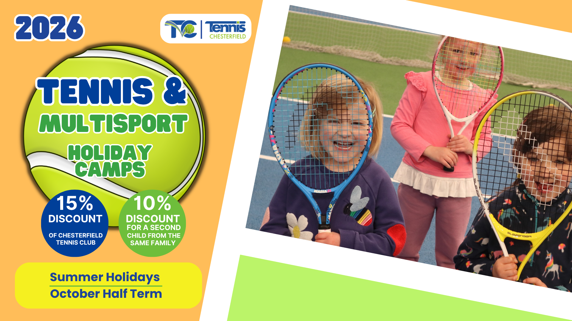 Tennis Chesterfield Facebook ad from Apr 29, 2026
