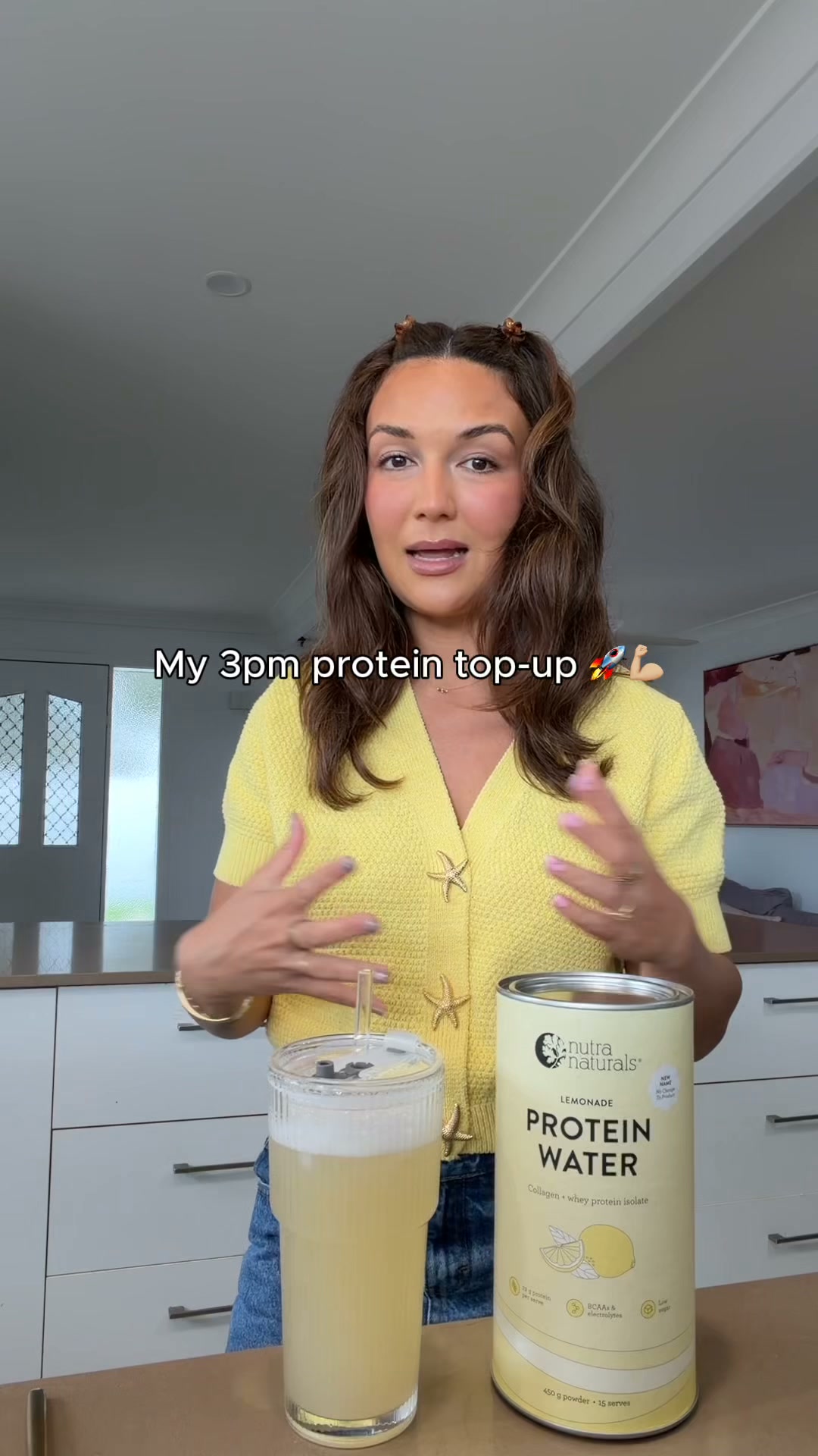 Nutra Naturals Facebook ad: Busy mum protein boost