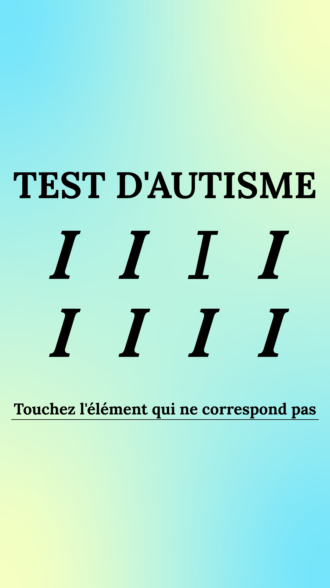 International Brain Test Facebook ad