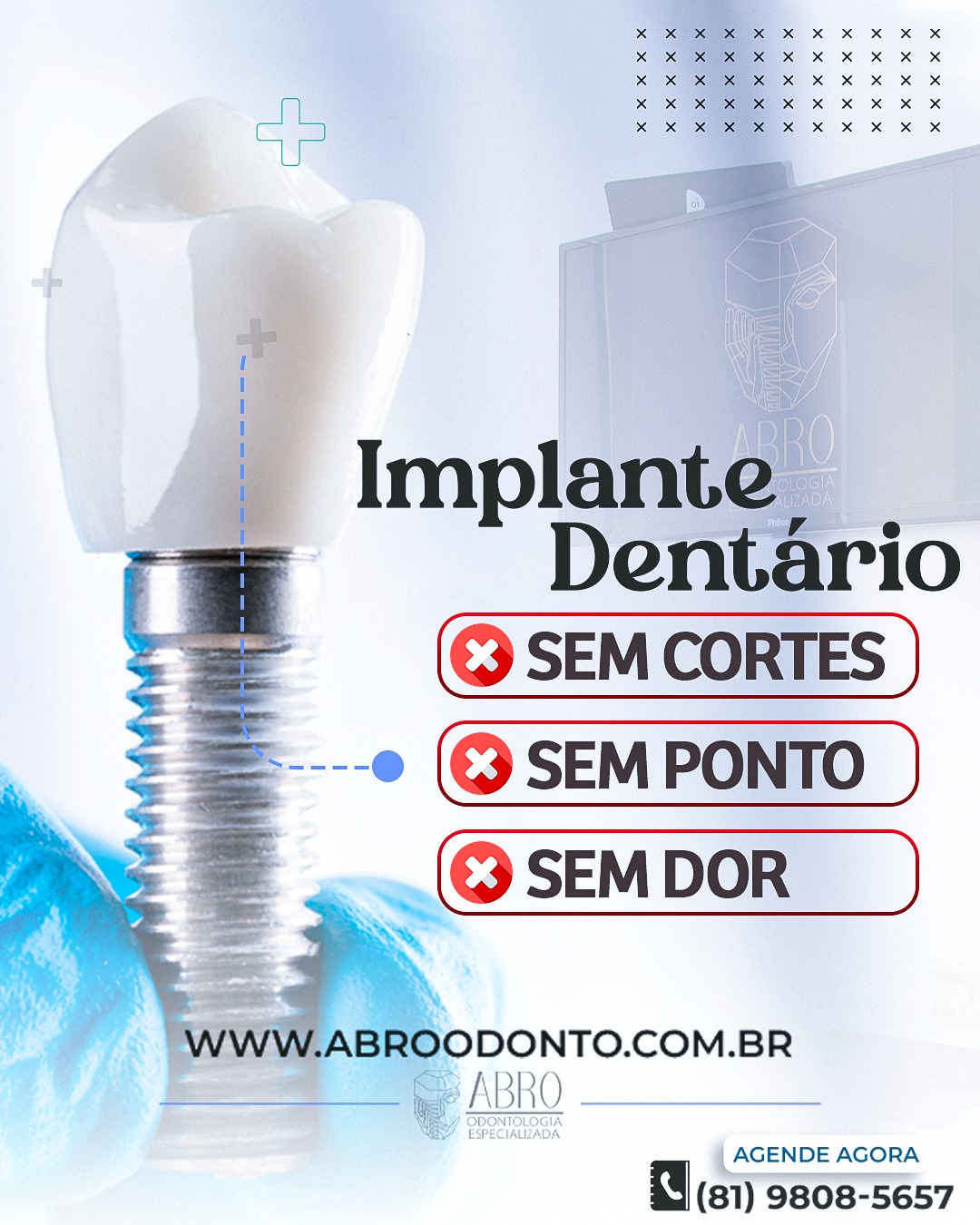 ABRO - Ateliêr Bucal de Reabilitação Oral Facebook ad: hegou a hora de recuperar o seu sorriso…
