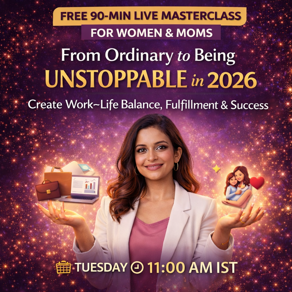 Parentingwithpriyanka Facebook ad: Free 90-Min Masterclass, From Ordinary to Unstoppable for…