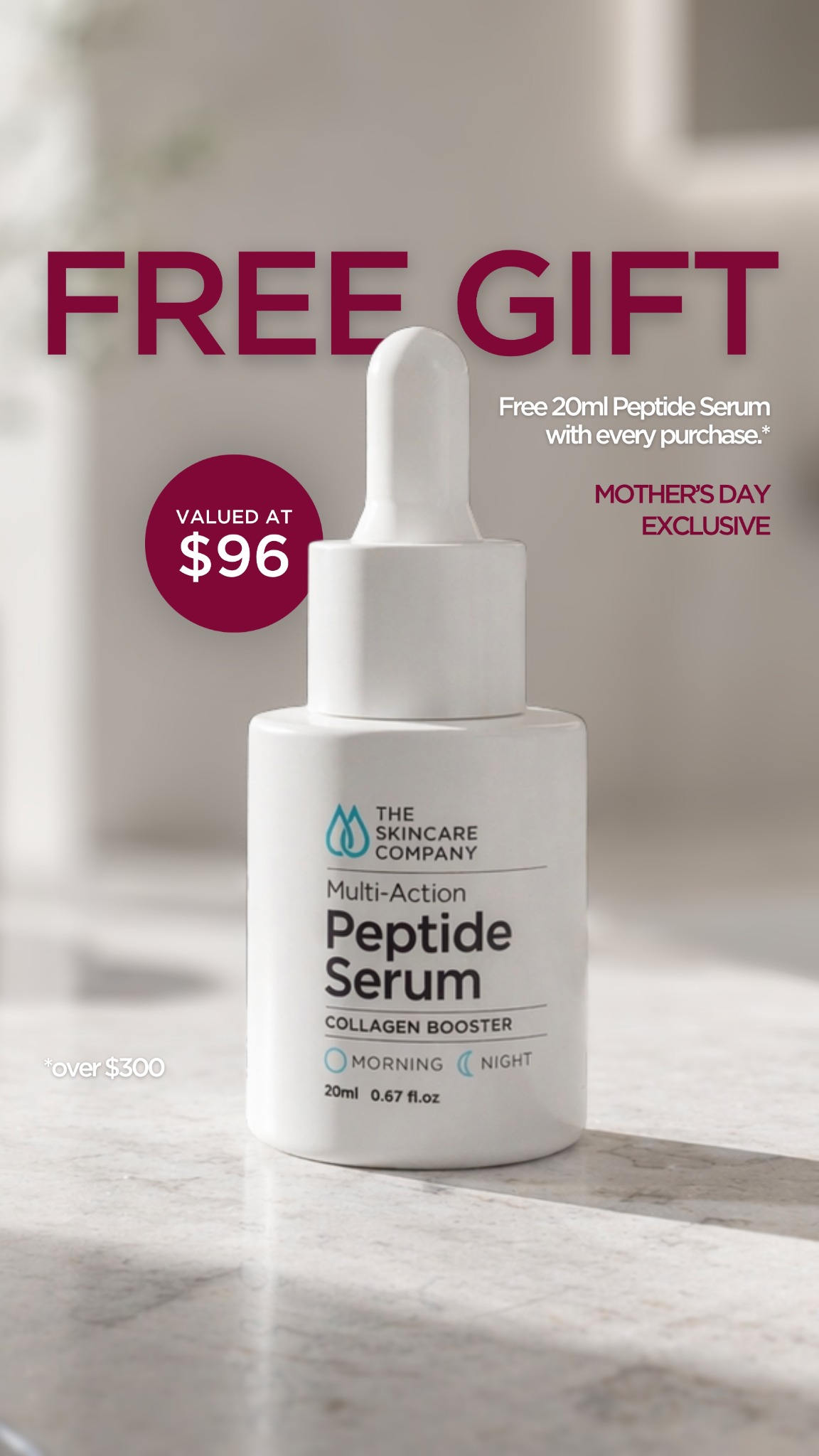The Skincare Company Facebook ad