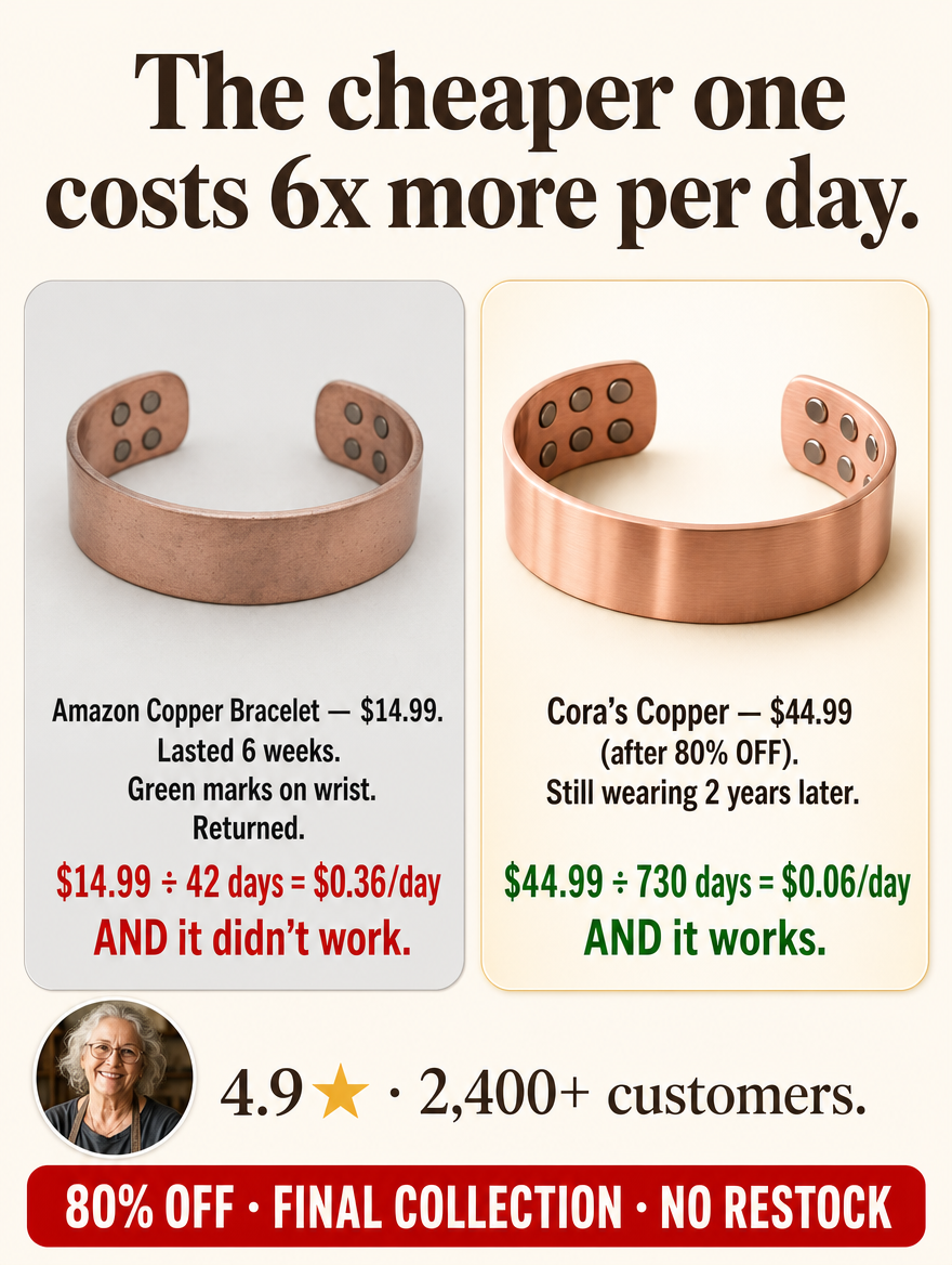 Cora's Copper Jewelry Facebook ad