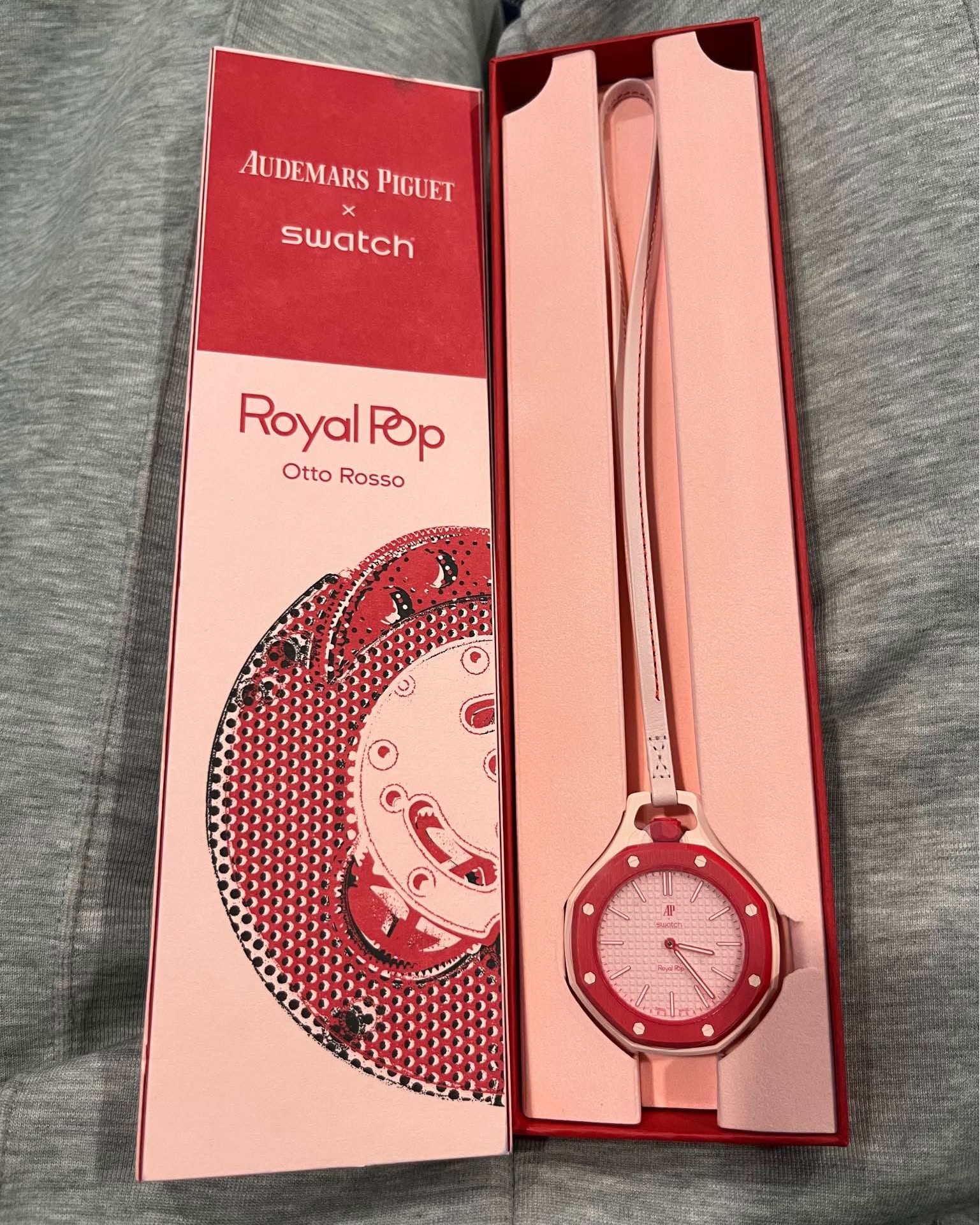Anthony Morris Facebook ad: Audemars Piguet AP X Swatch Bioceramic Royal Pop ‘Otto…