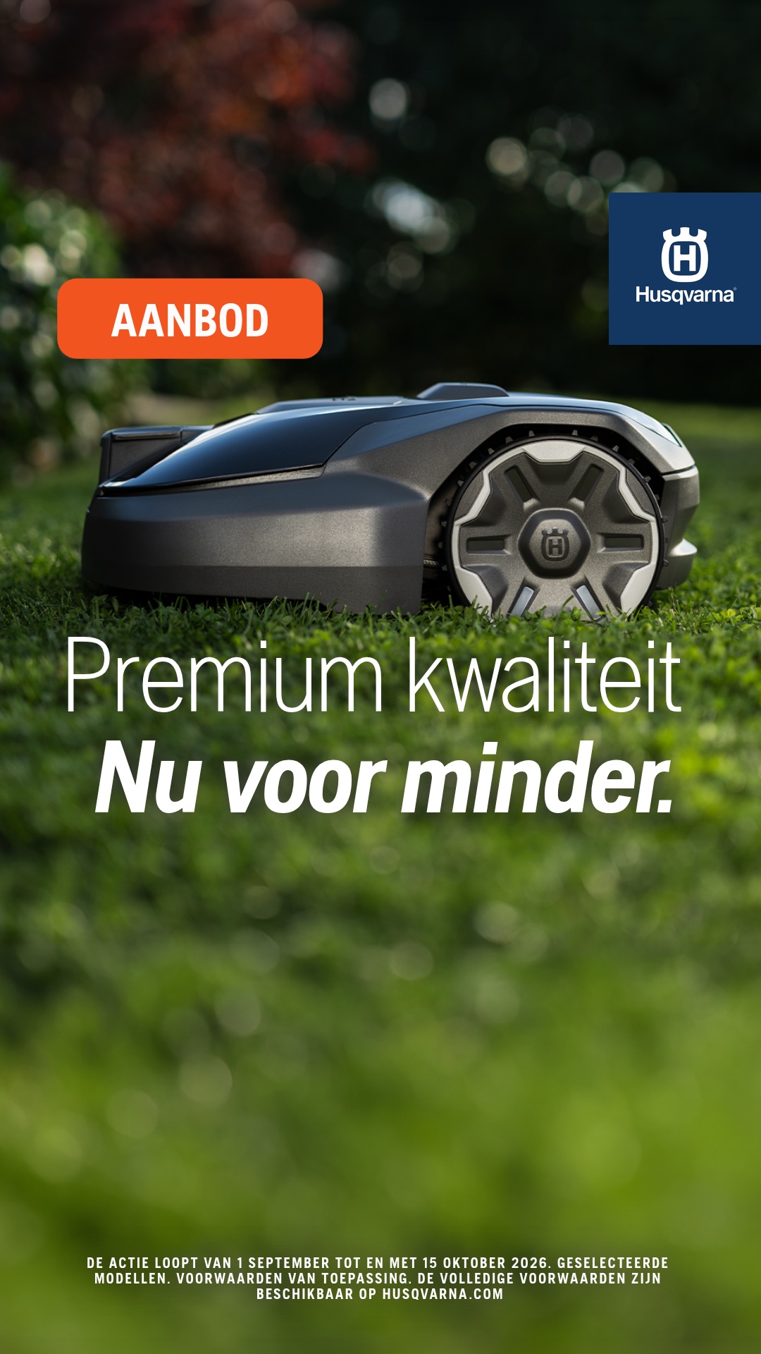 Husqvarna Facebook ad: Tijdelijke actie
