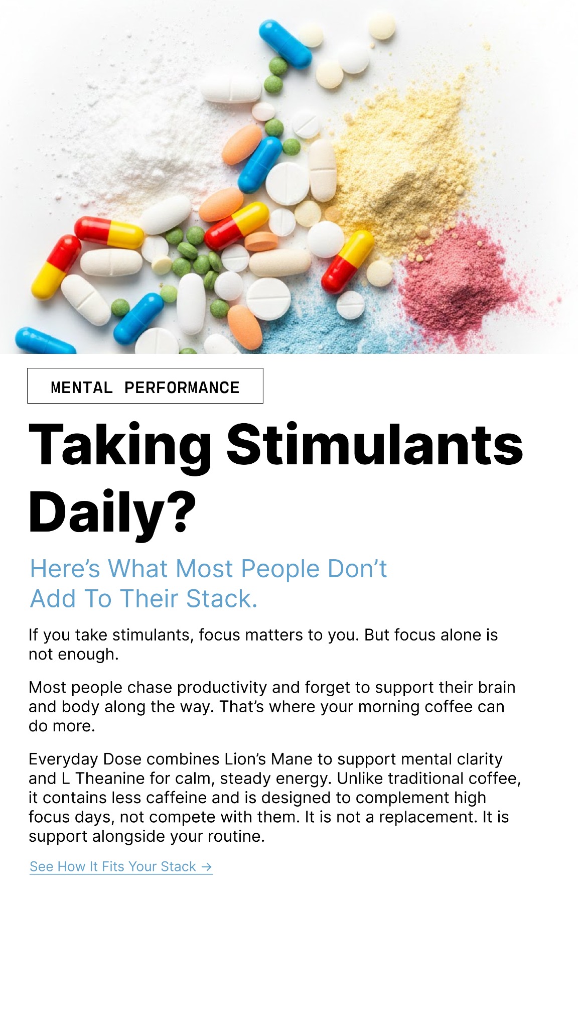 Everyday Dose Facebook ad