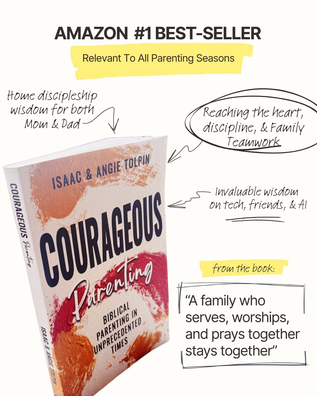 Courageous Parenting Facebook ad: Finally, a parenting guide for Christians that stays…