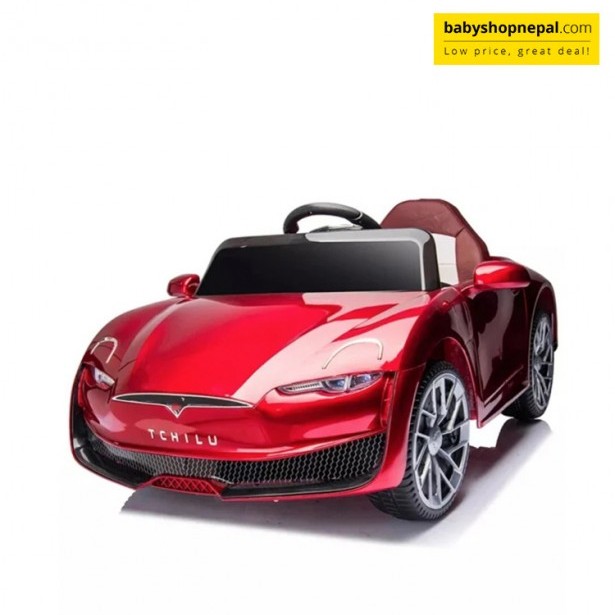 Babyshopnepal.com Facebook ad: Tesla Model S Car Ride On for Kids Electric Tesla for Kids