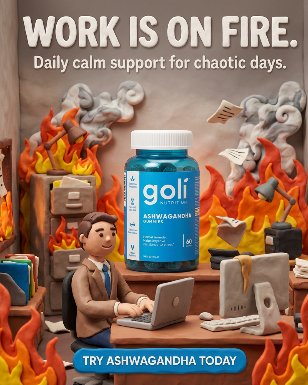 Goli Facebook ad: America's #1 Ashwagandha Brand