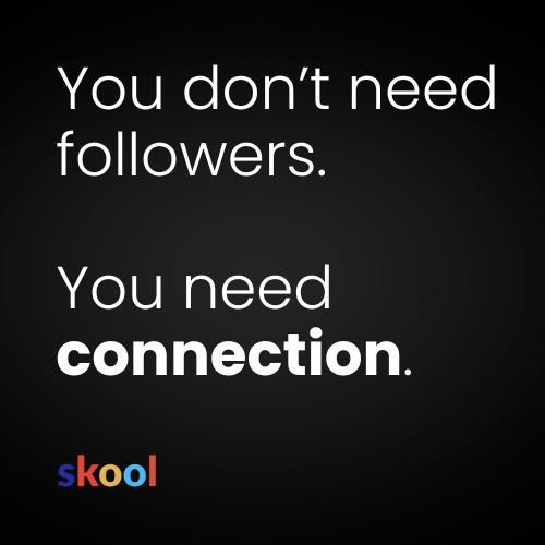 Skool Facebook ad