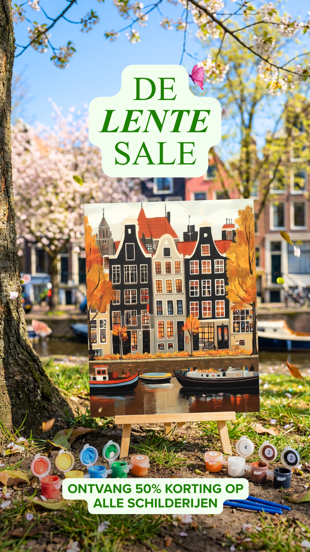 Schilder op NR. Facebook ad