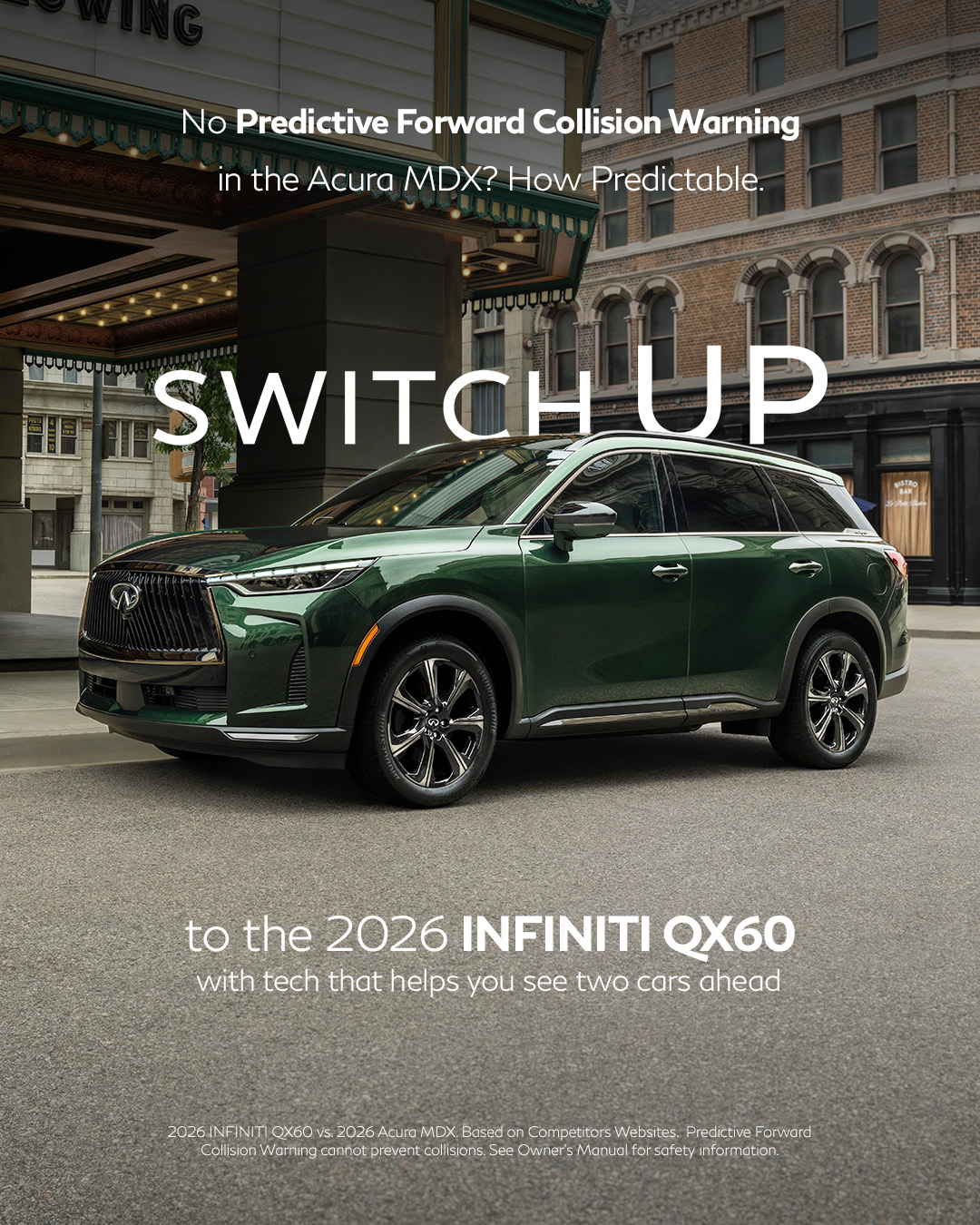 INFINITI Facebook ad from Jan 31, 2026