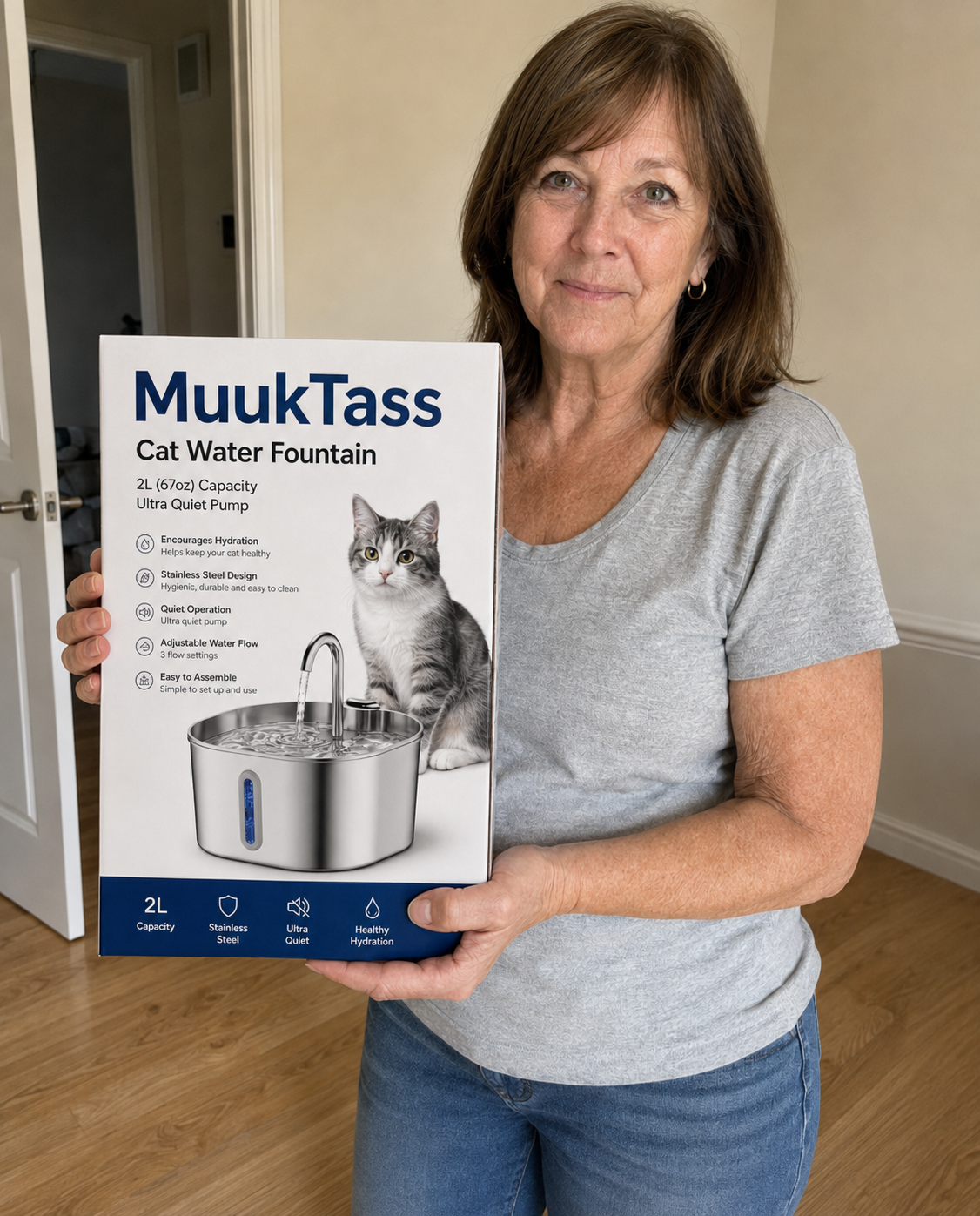 Katthälsan Sverige Facebook ad: Läs det här om din katt inte vill använda sin vattenfontän