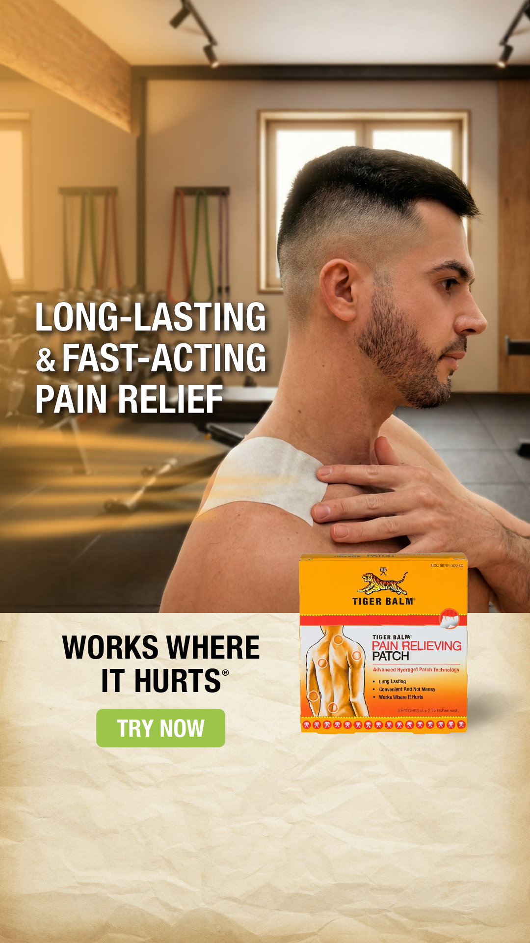 Tiger Balm U.S. Facebook ad