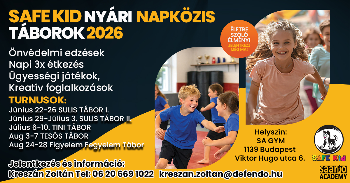 Krav Maga - Classic Krav Maga Hungary Facebook ad: ÖNVÉDELMI NAPKÖZIS GYEREKTÁBOROK BUDAPESTEN!