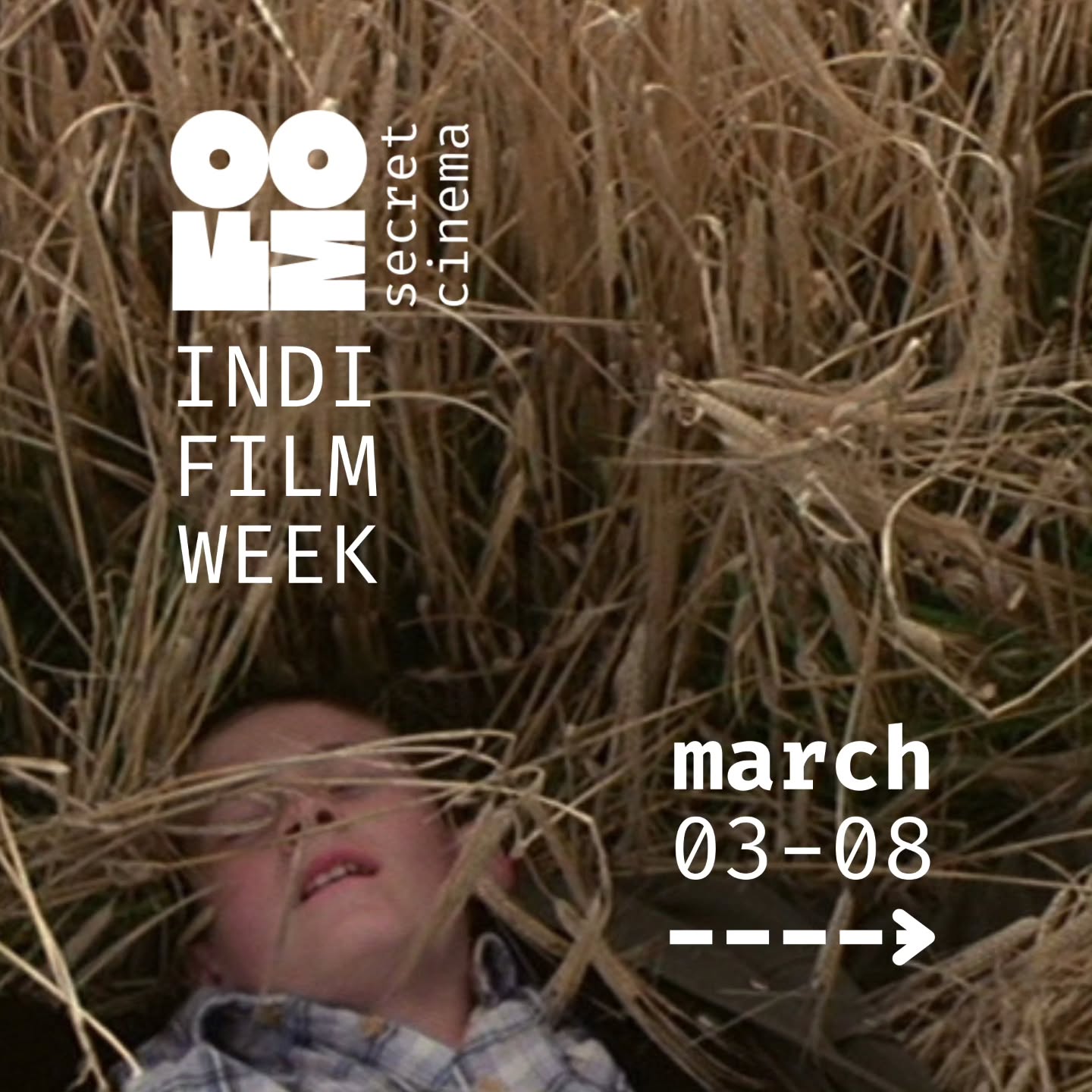 FOMO Cinema Facebook ad: INDI FILM WEEK at FOMO Secret Cinema is…