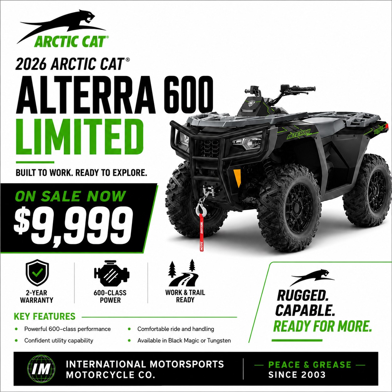 International Motorsports Motorcycle Company Facebook ad