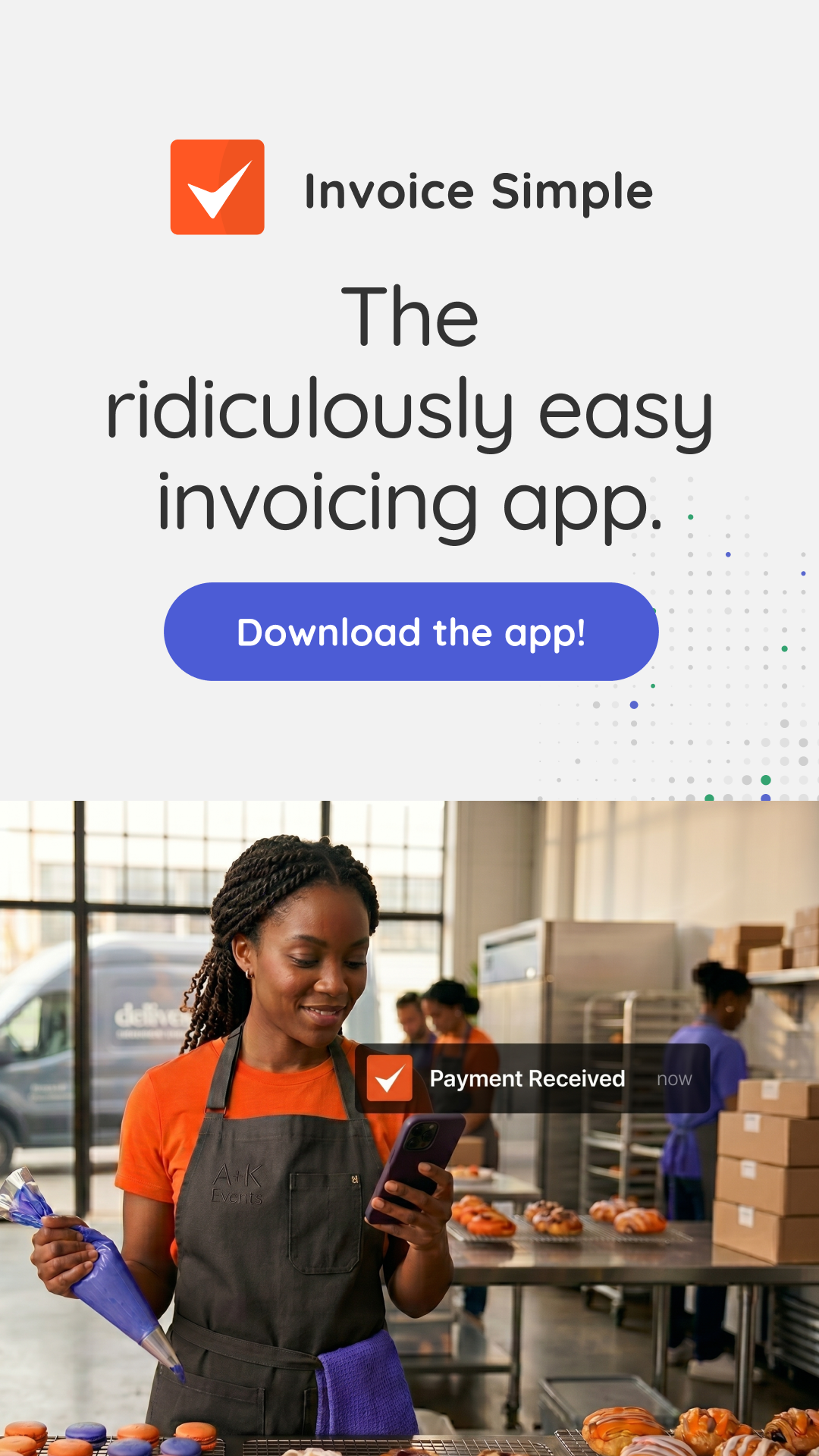 Invoice Simple Facebook ad