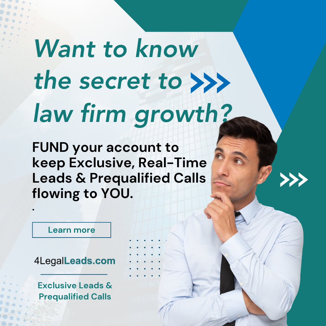 4LegalLeads.com: Leads for Law Firms & Selling Legal Plans Facebook ad
