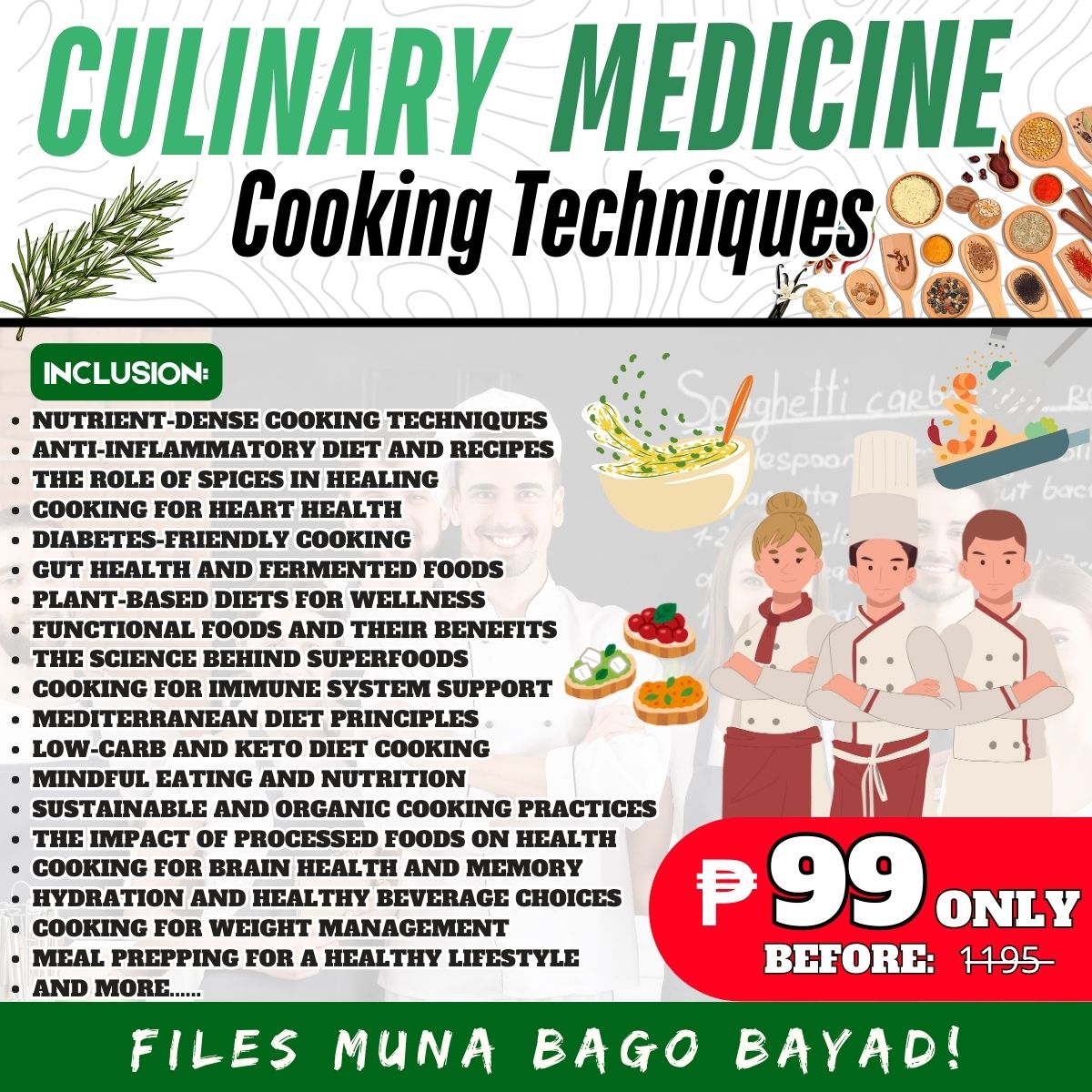 Culinary Medicine Guide PH Facebook ad: PURO GASTOS DAHIL SA GAMOT AT MAINTENANCE?