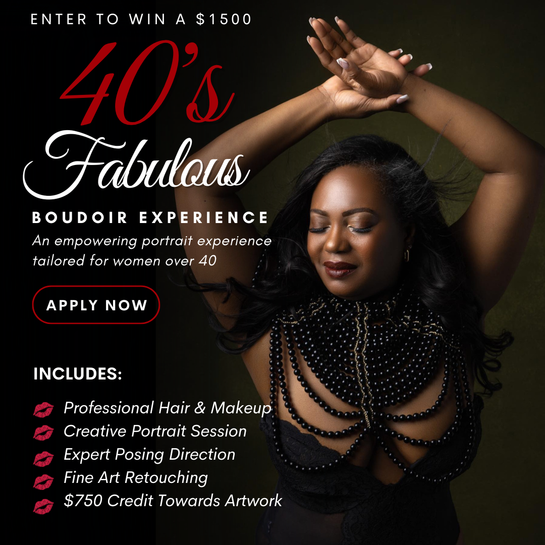 Sylk Marti Boudoir Facebook ad: ENTER to RECEIVE a $1500 Luxury Boudoir Session Experience!