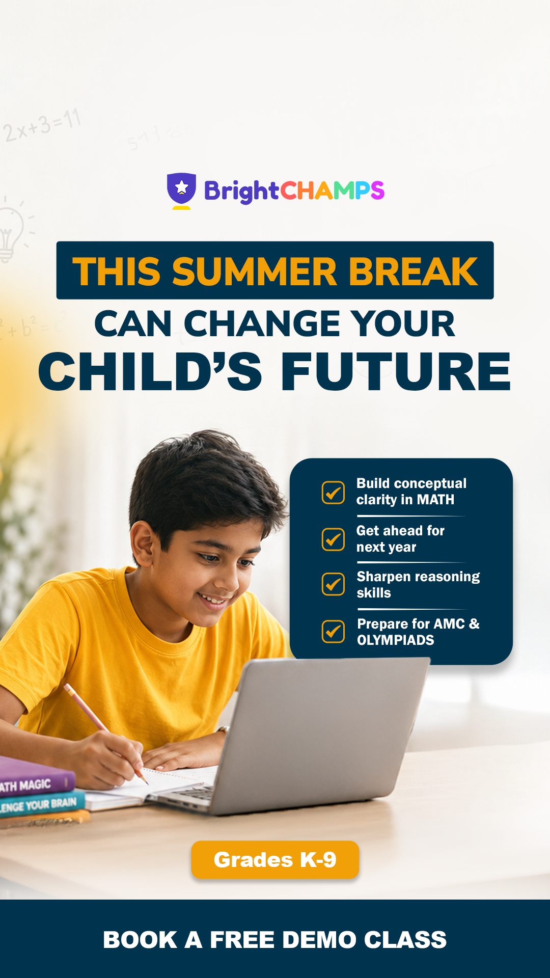 BrightCHAMPS Facebook ad