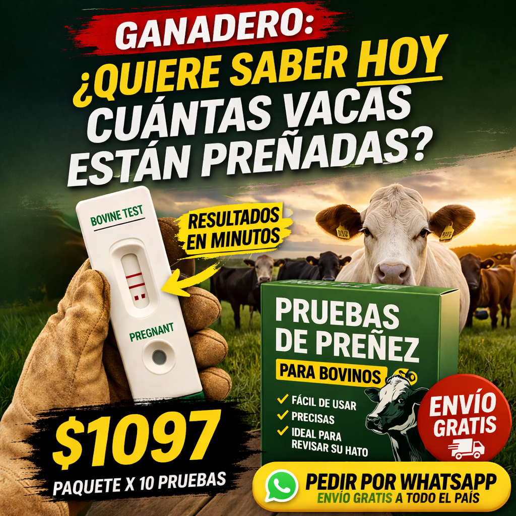 CINZA Facebook ad: Pruebas de preñez para vacas kit $1097