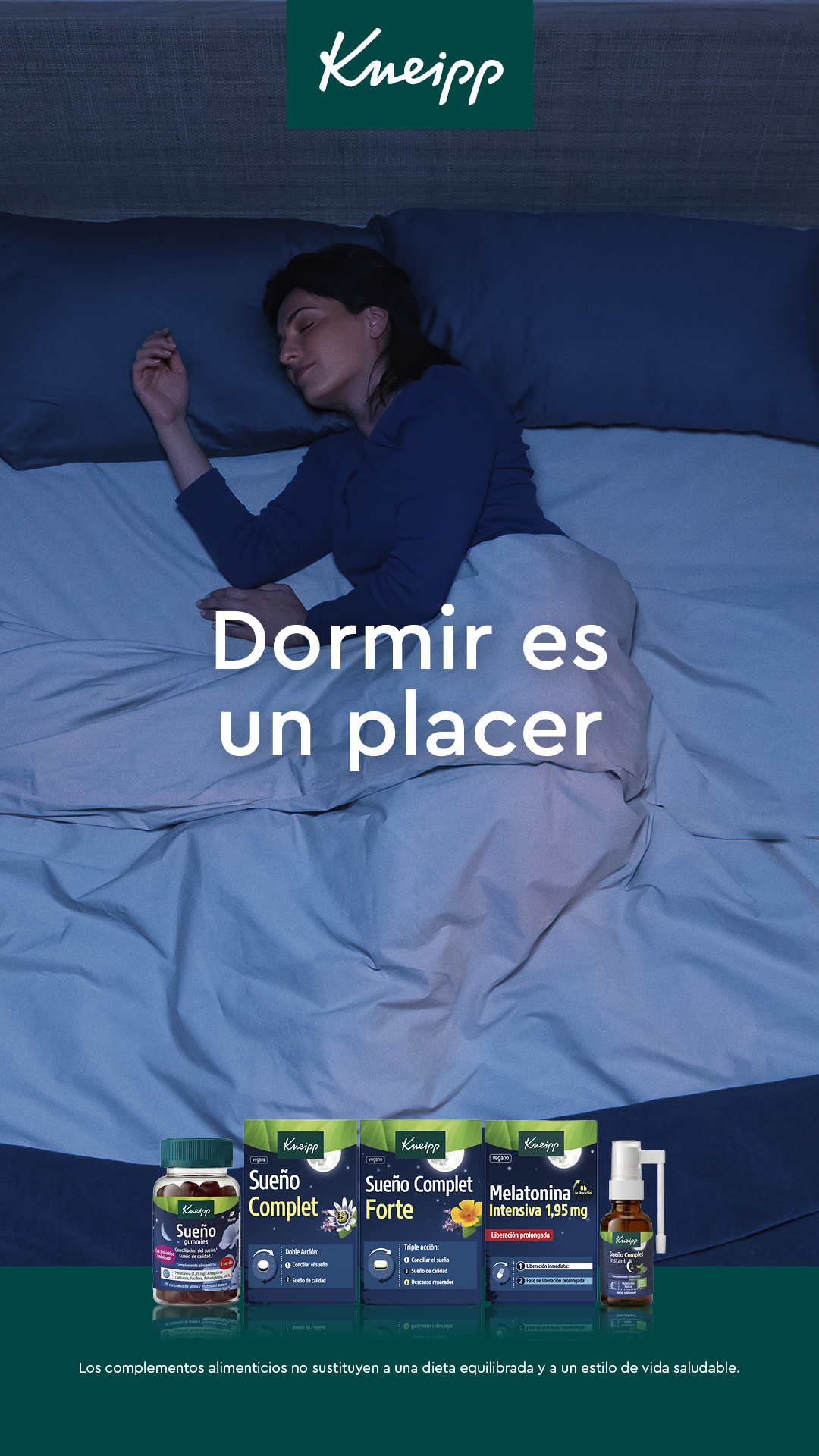TELVA Facebook ad: Kneipp Sueño Complet Forte.
