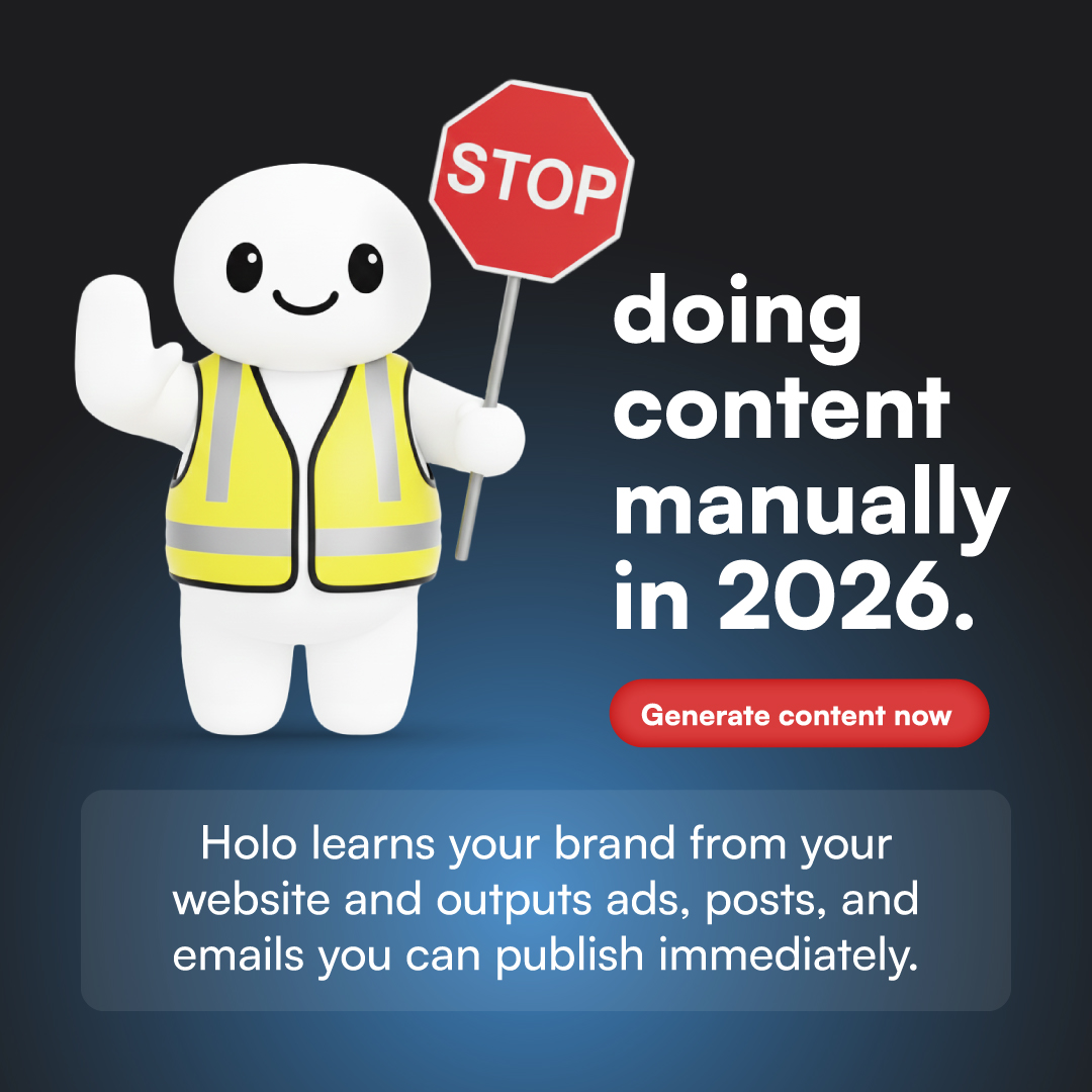 Holo Facebook ad