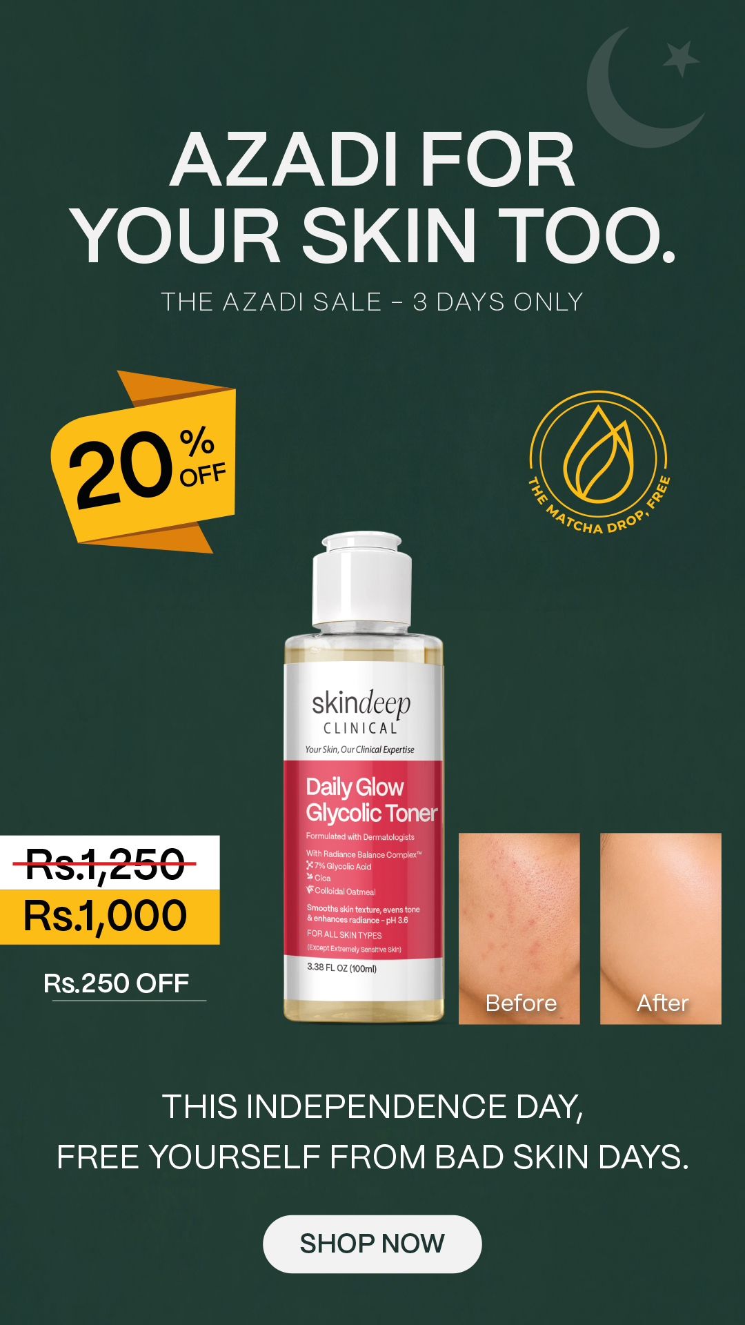 Skin Deep Facebook ad