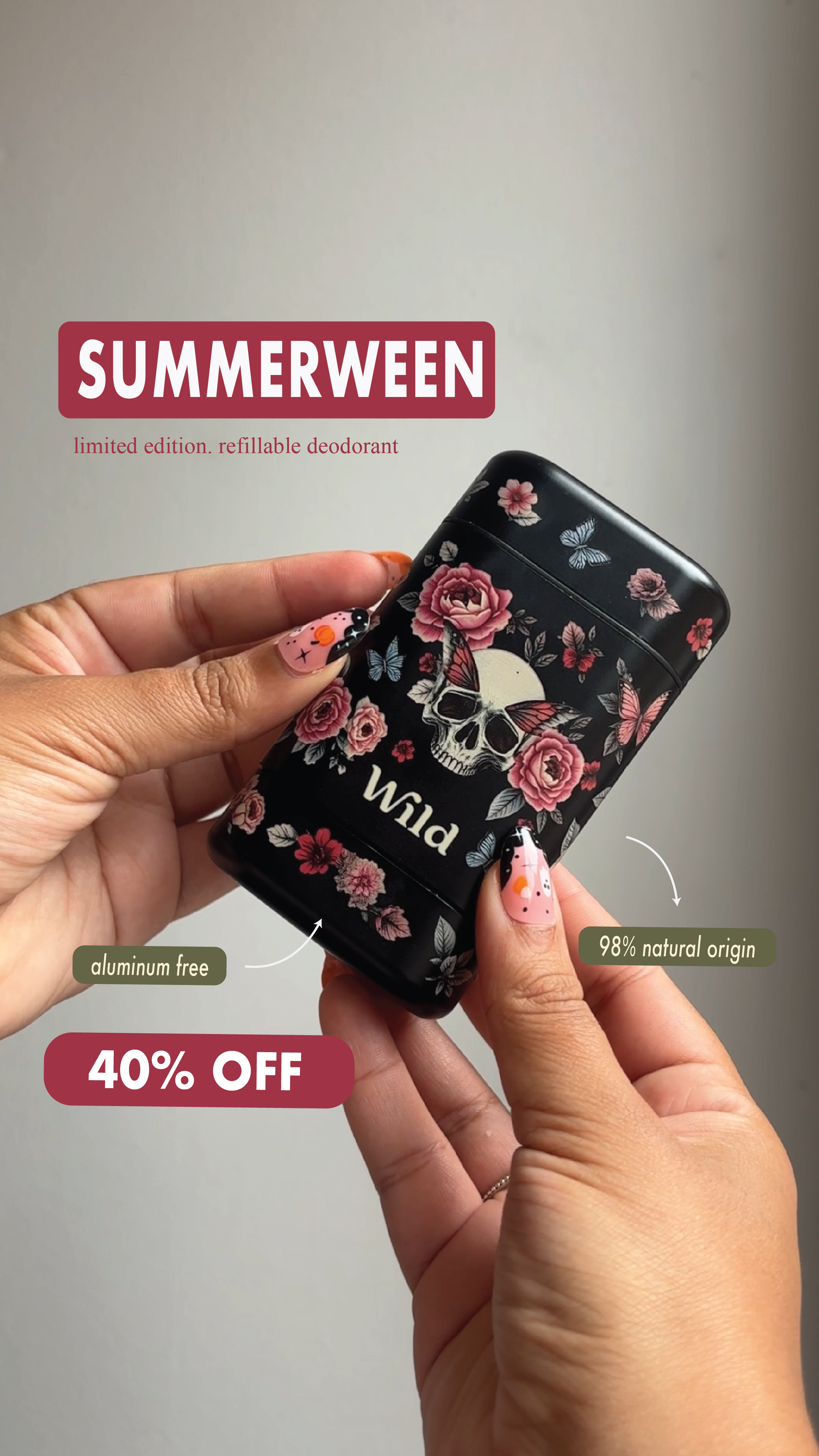 Wild Facebook ad: Get 40% off our Summerween sale!