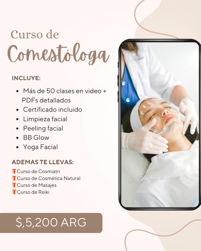 Educacion online Facebook ad: PACK ESTÉTICA FACIAL PRO, 4 EN 1