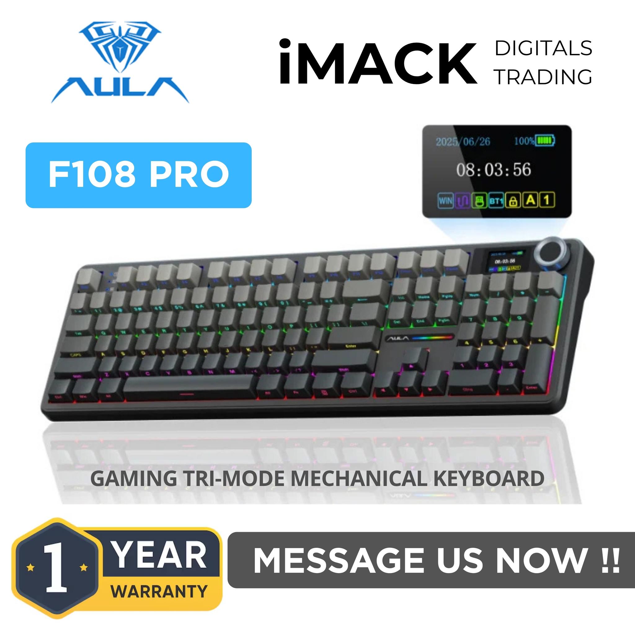 IMack Digitals Trading Facebook ad: LEVEL UP YOUR GAMING SETUP WITH AULA KEYBOARDS!