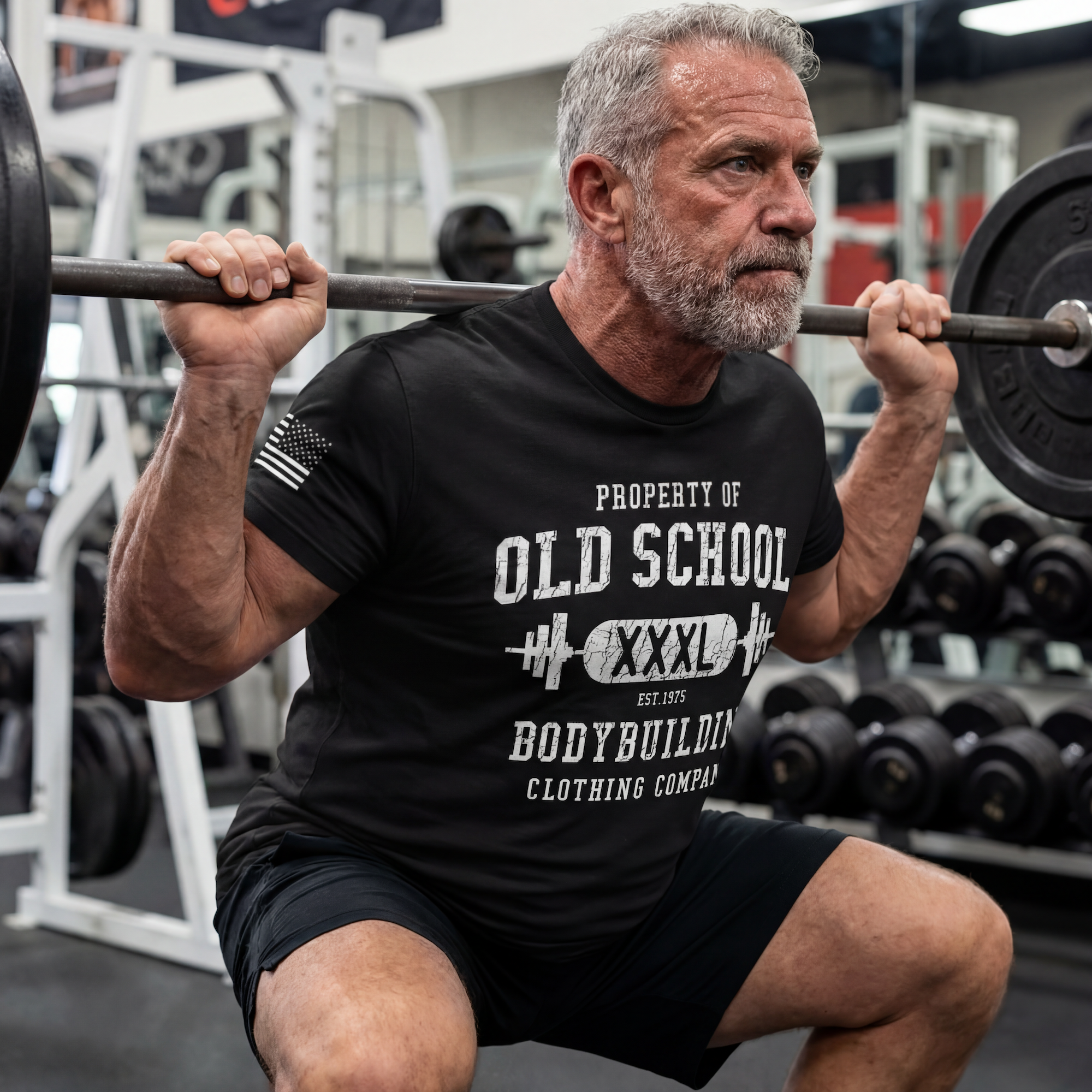 Old School Bodybuilding Clothing Co Facebook ad: Are you old school?