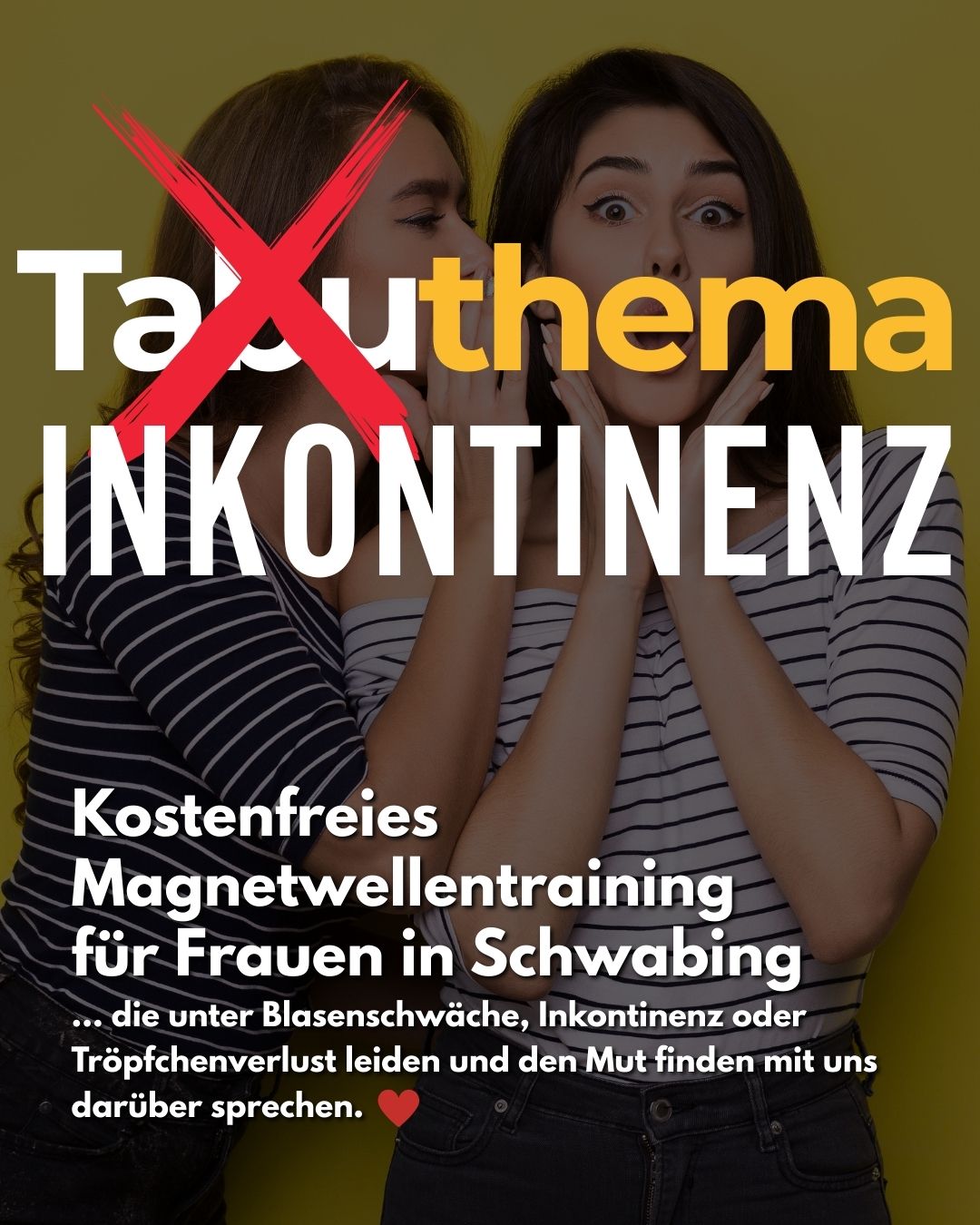 Beckenboden Behandlung Facebook ad