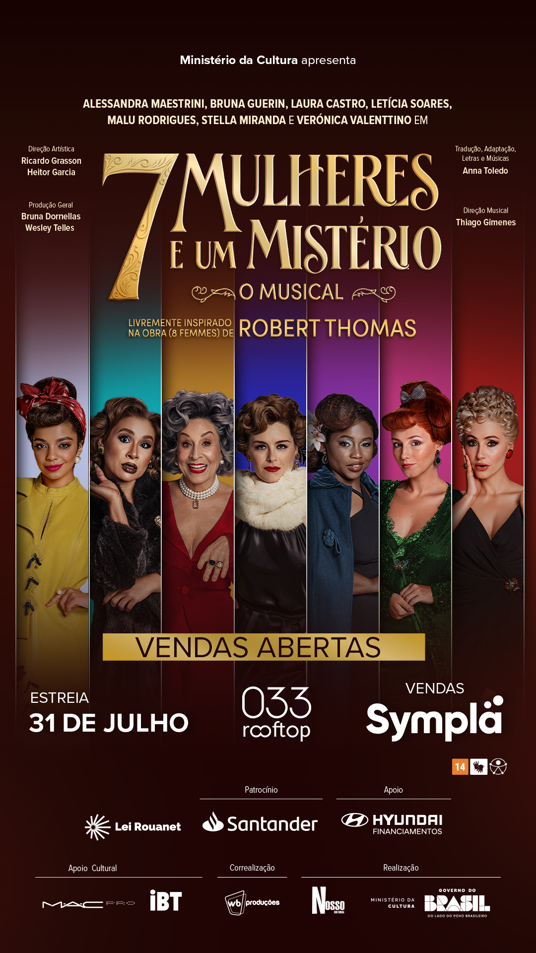 7 Mulheres e Um Mistério Facebook ad from Apr 17, 2026