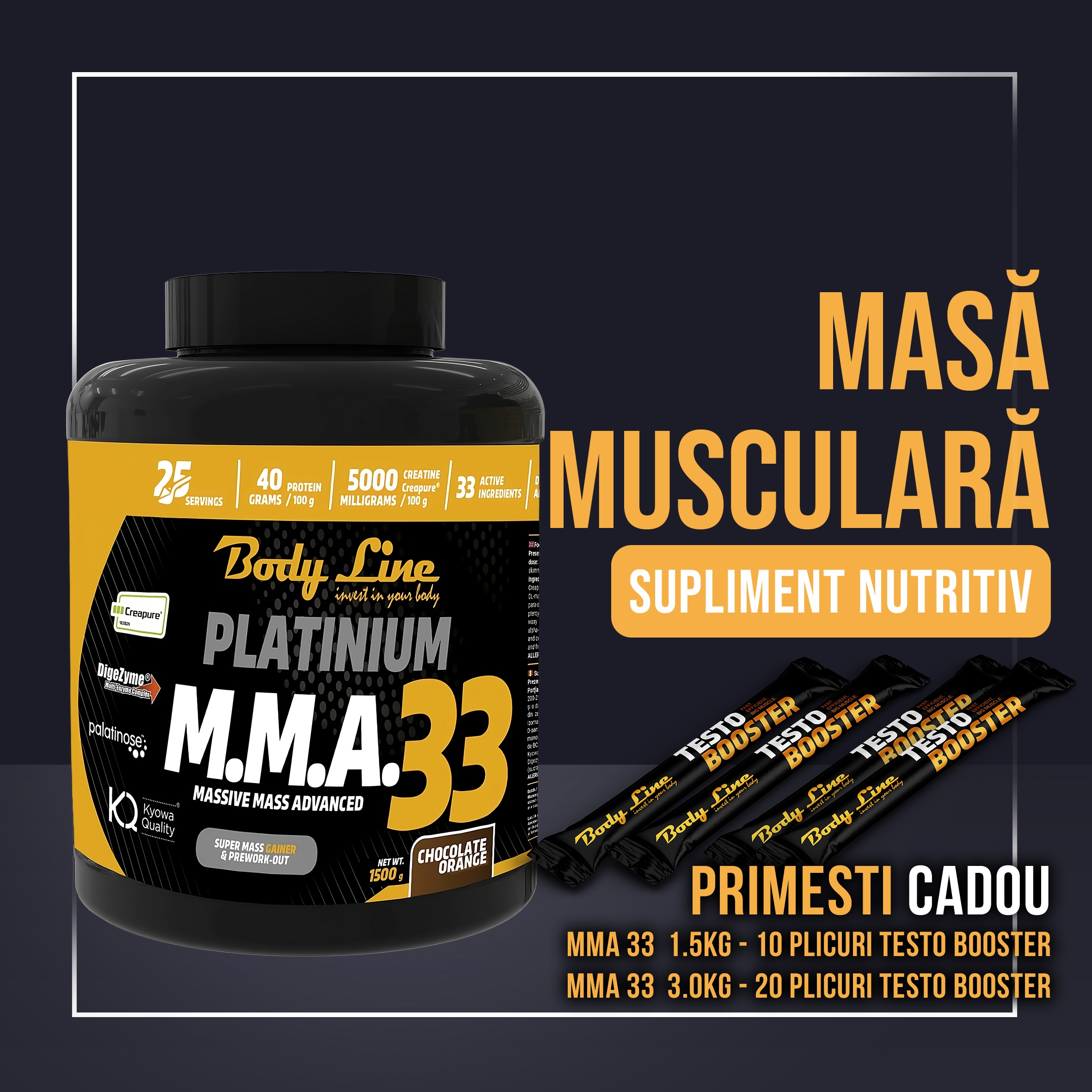 Body Line Nutrition RO Facebook ad