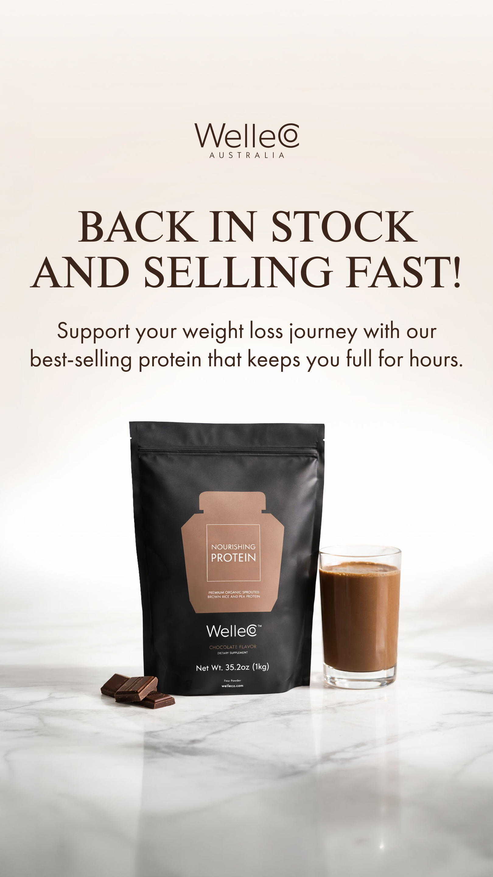 WelleCo Facebook ad