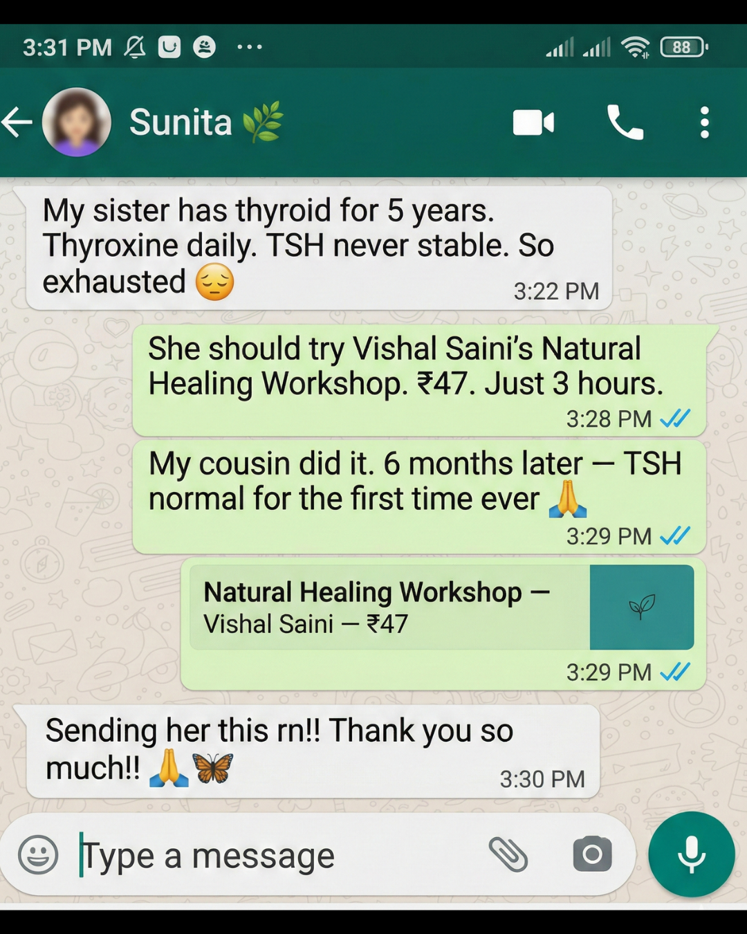Go Nature - Naturopathy Healing Facebook ad