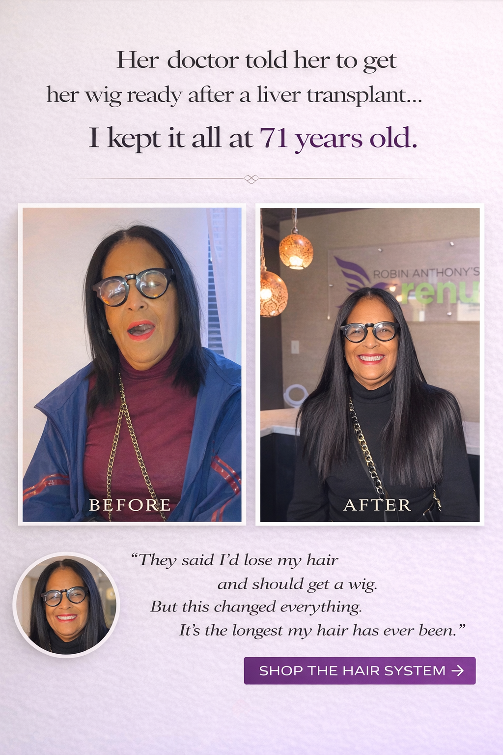 Renu Herbs by Robin Anthony Facebook ad