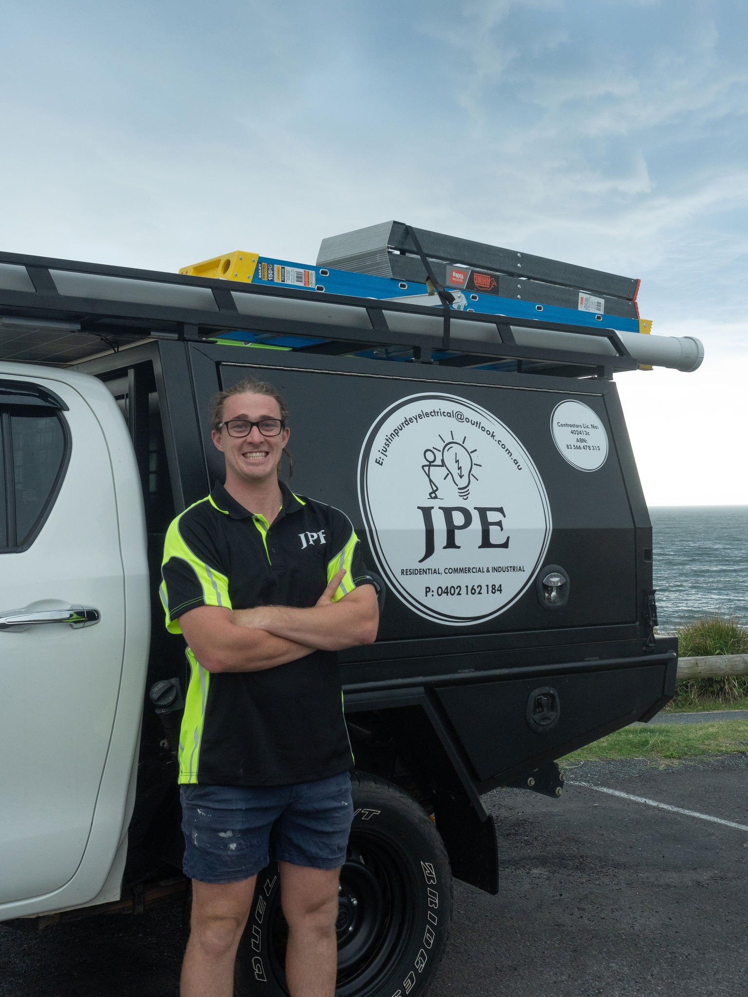 JPE Facebook ad: Justin Purdey Electrical