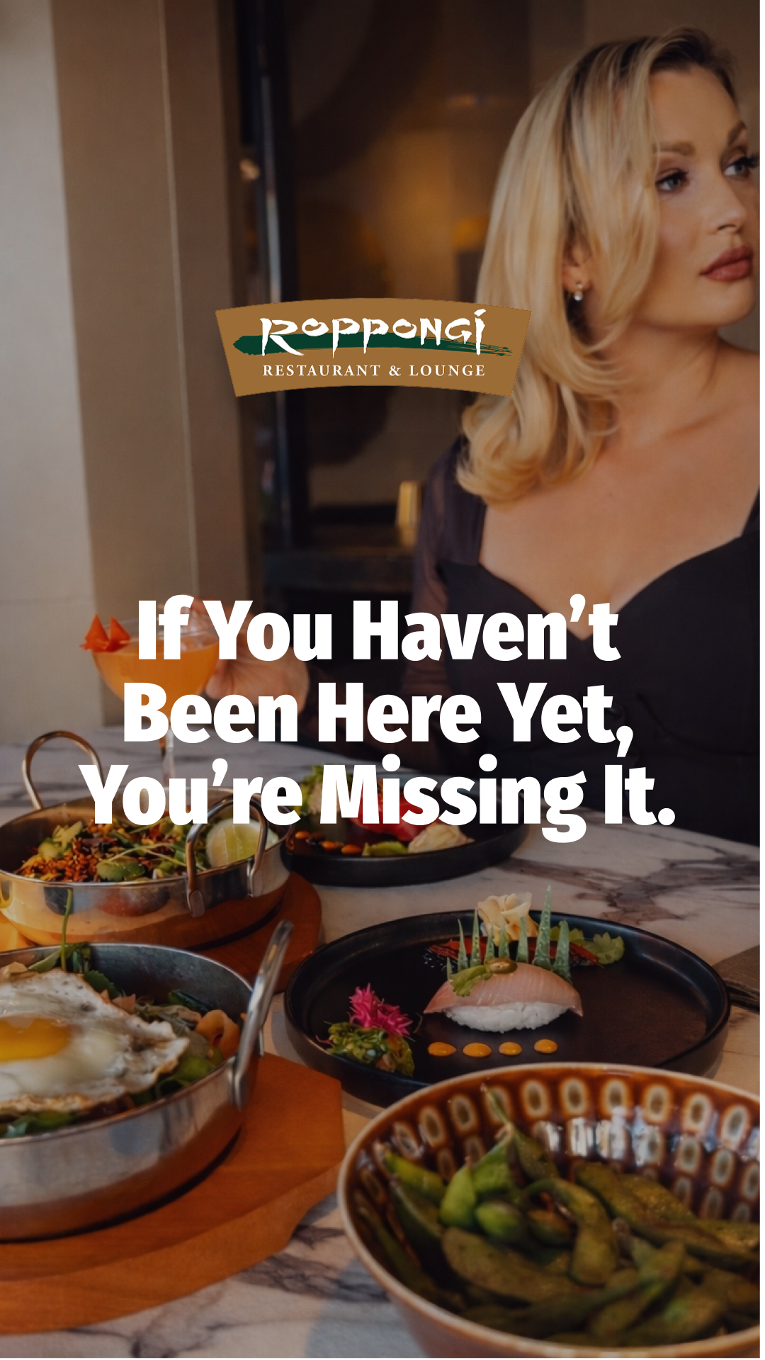 Roppongi Restaurant & Lounge Facebook ad: A Culinary Masterpiece in La Jolla