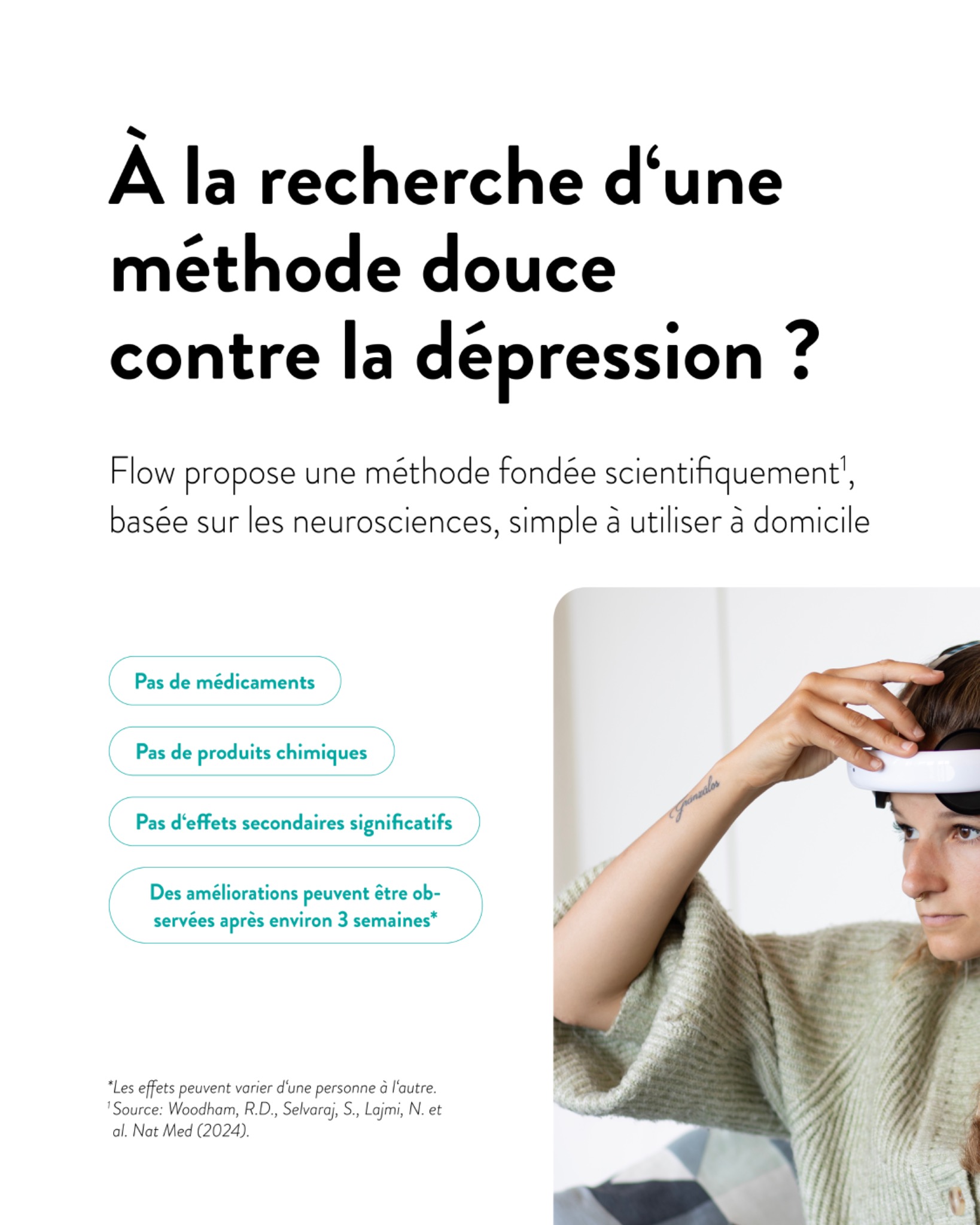 Flow Neuroscience Suisse Facebook ad