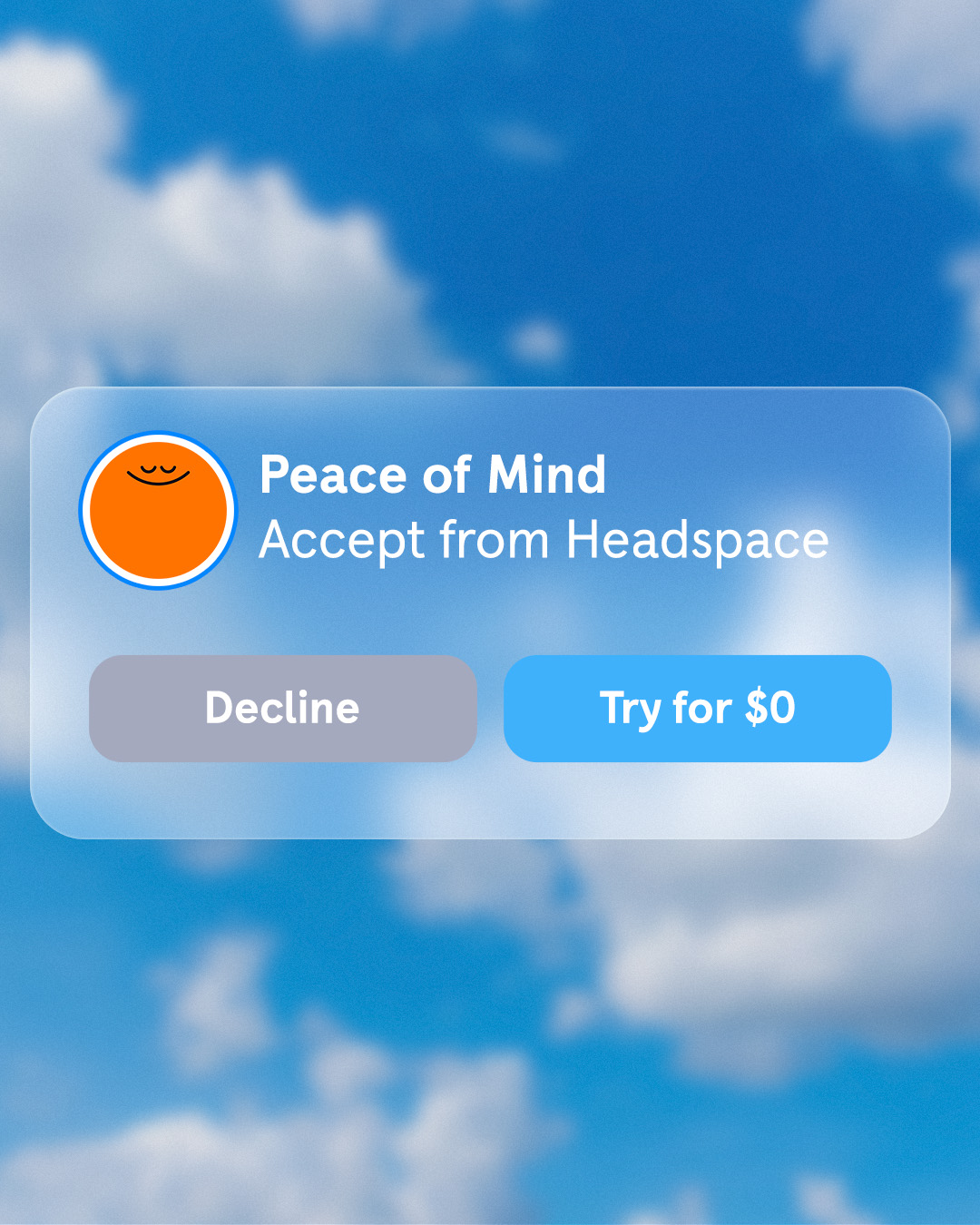 Headspace Facebook ad