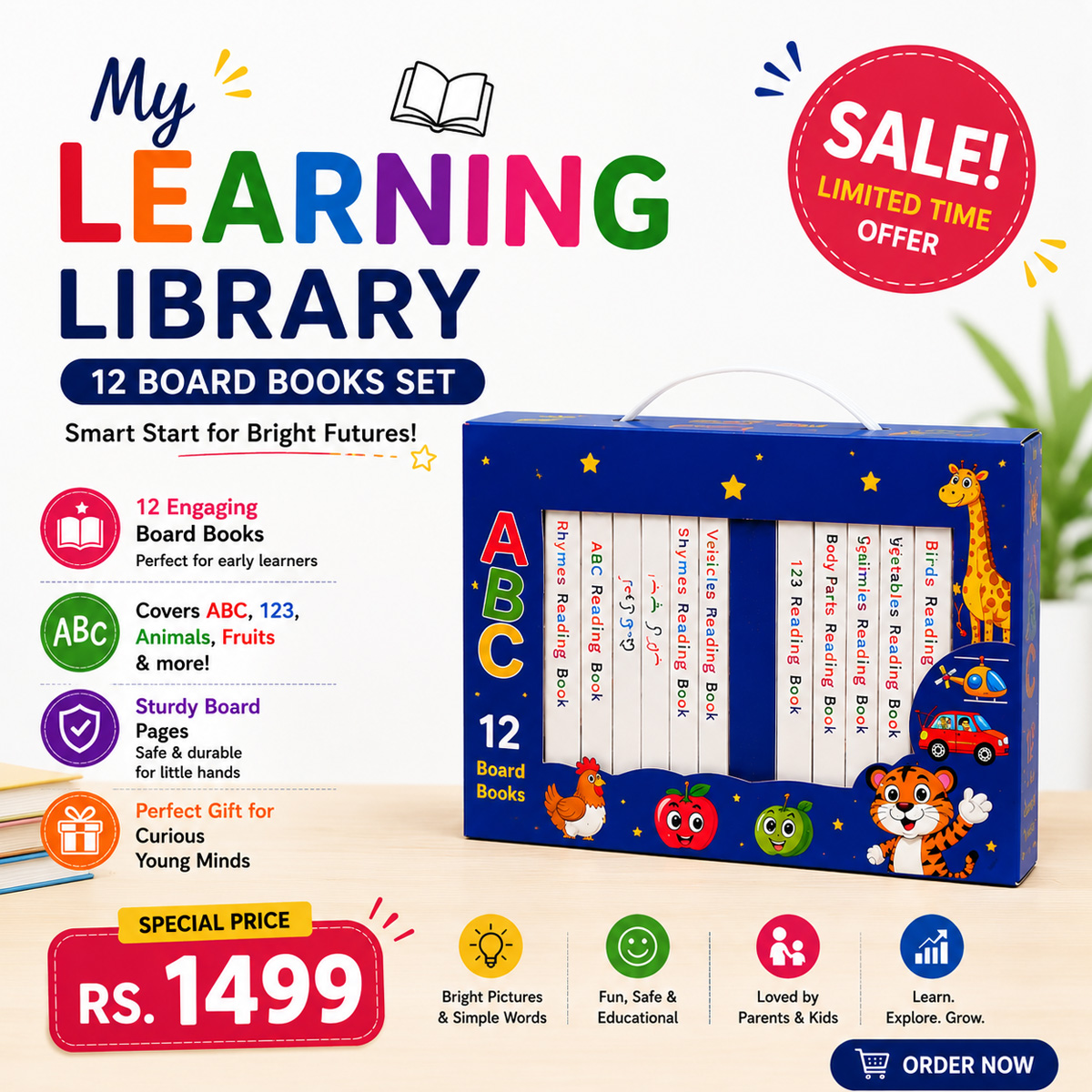 Tiny Mind's Facebook ad: Fun Learning Starts Here!