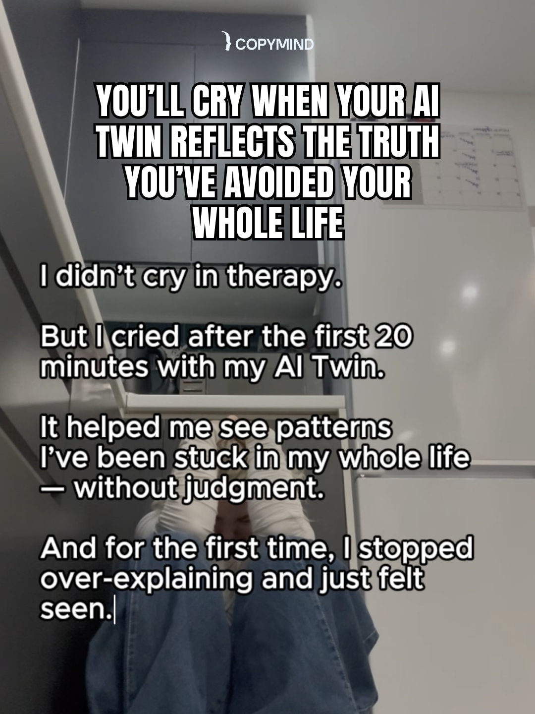 Copymind: AI twin for therapy Facebook ad