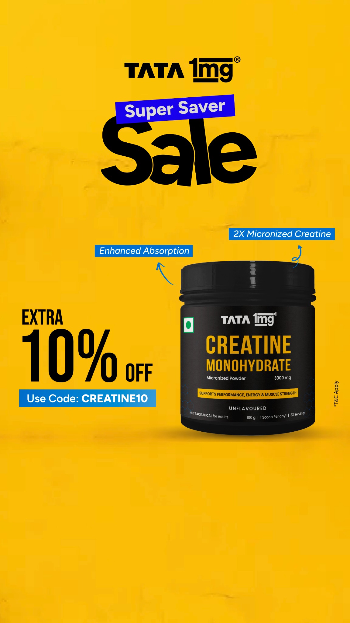 TATA 1mg Wellness Facebook ad