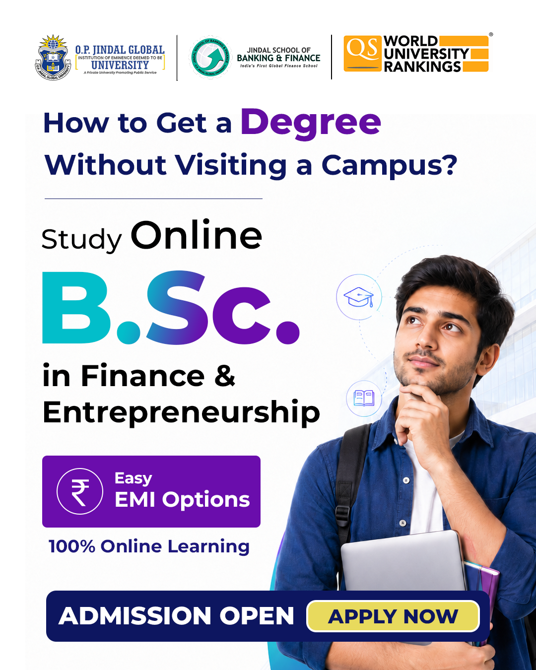 JGU Online Facebook ad