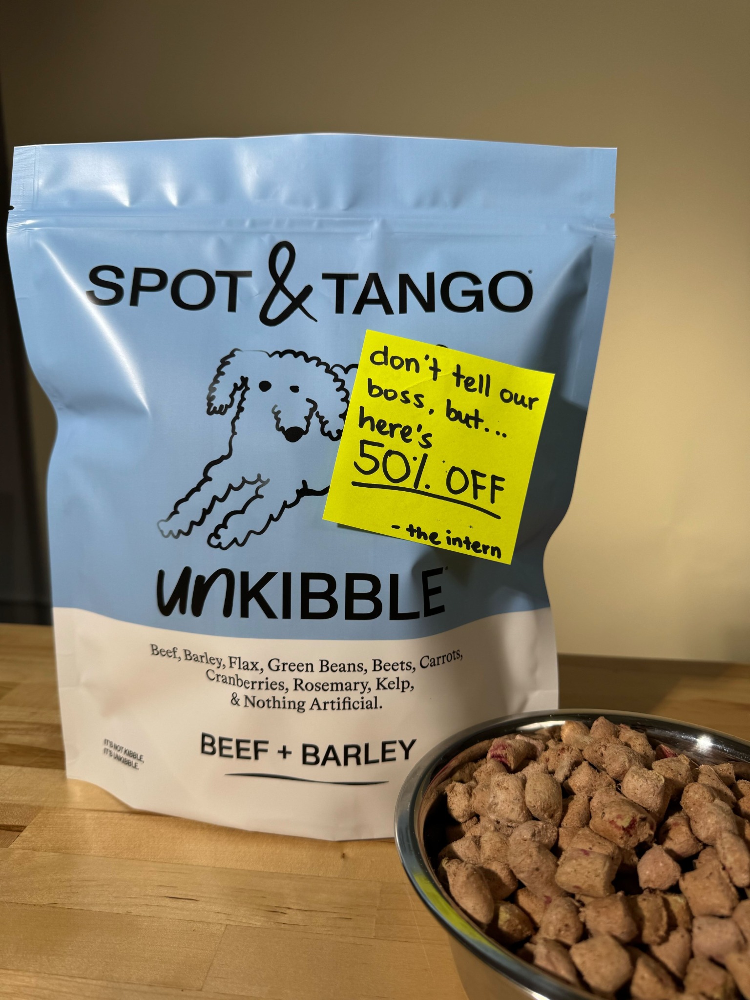 Spot and Tango Facebook ad